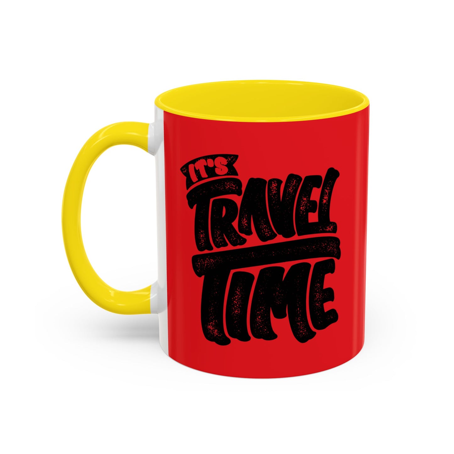 It's Travel Time Accent Coffee Mug (11, 15oz)
