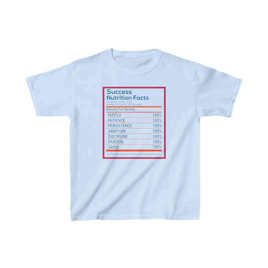 Success Nutrition Facts Kids Heavy Cotton™ Tee
