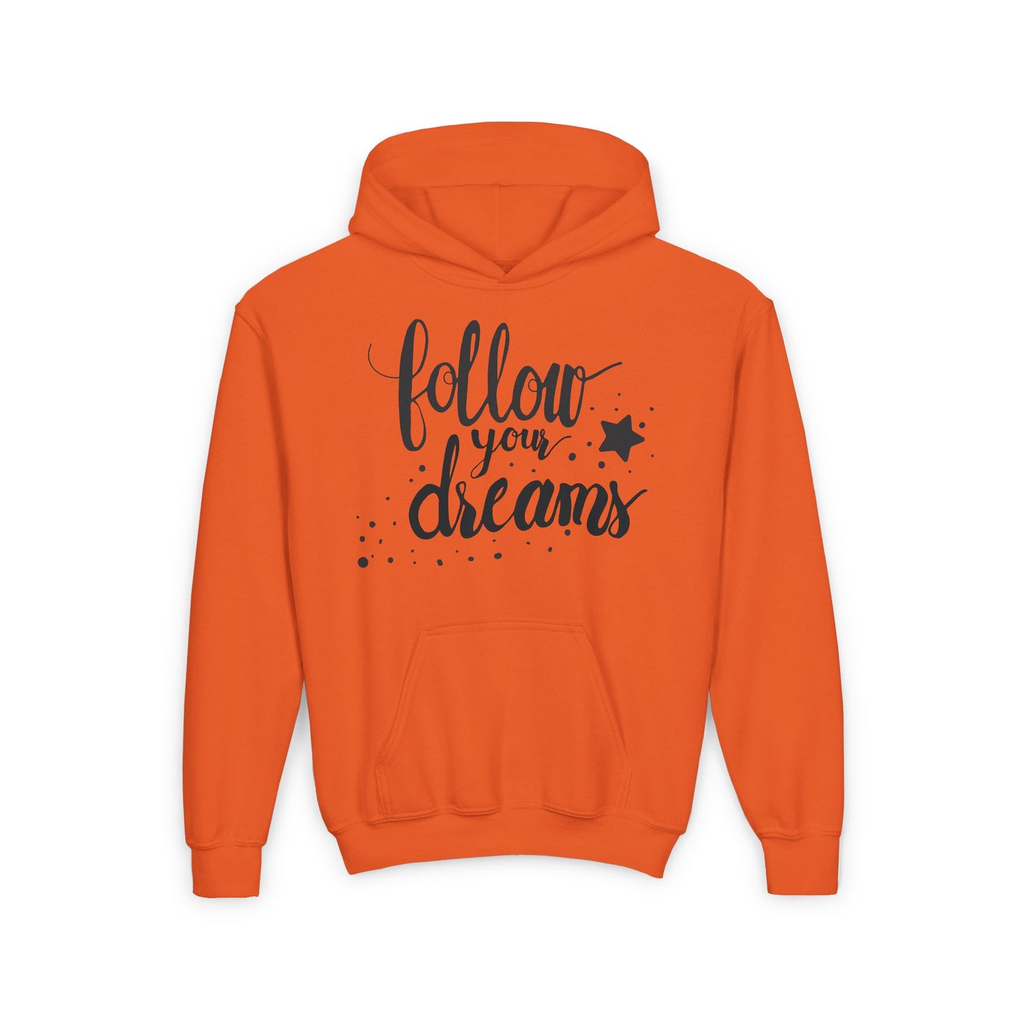 Follow Your Dreams Youth Heavy Blend Hooded Sweatshirt