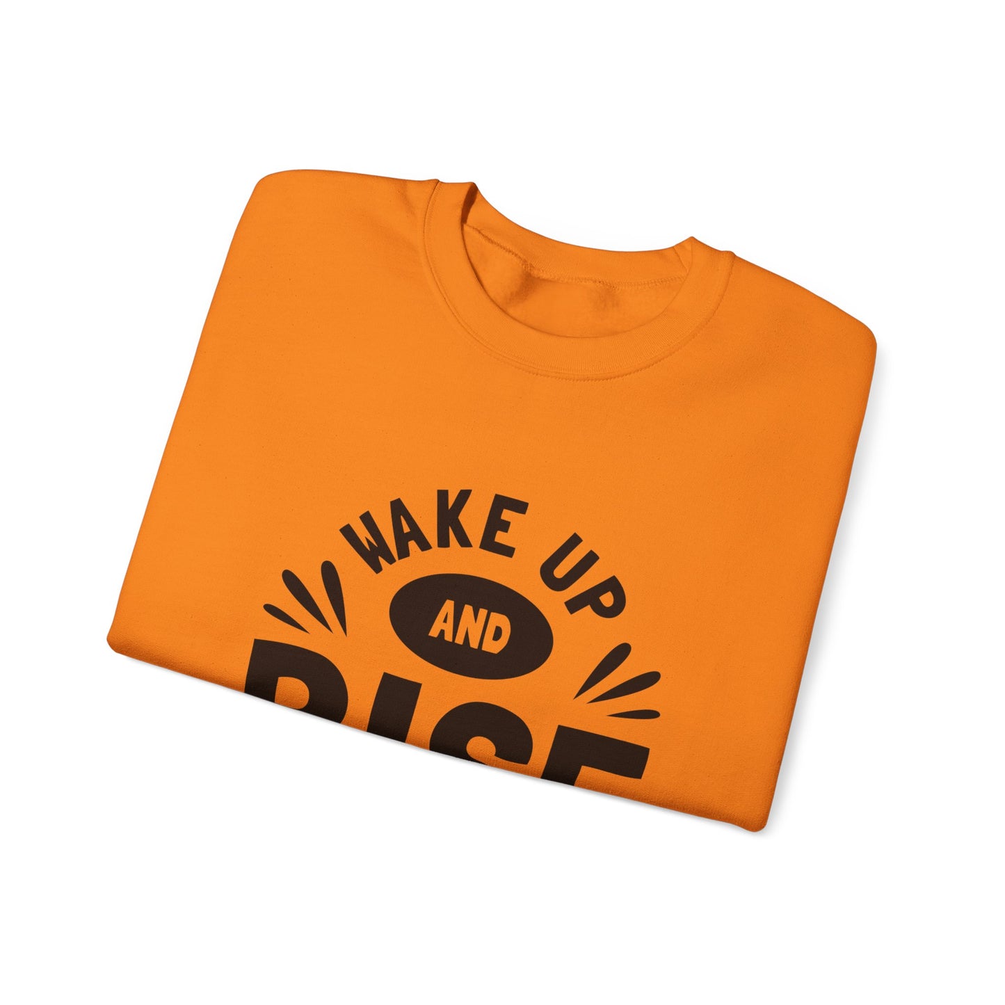 Wake Up And Rise Again Unisex Heavy Blend™ Crewneck Sweatshirt