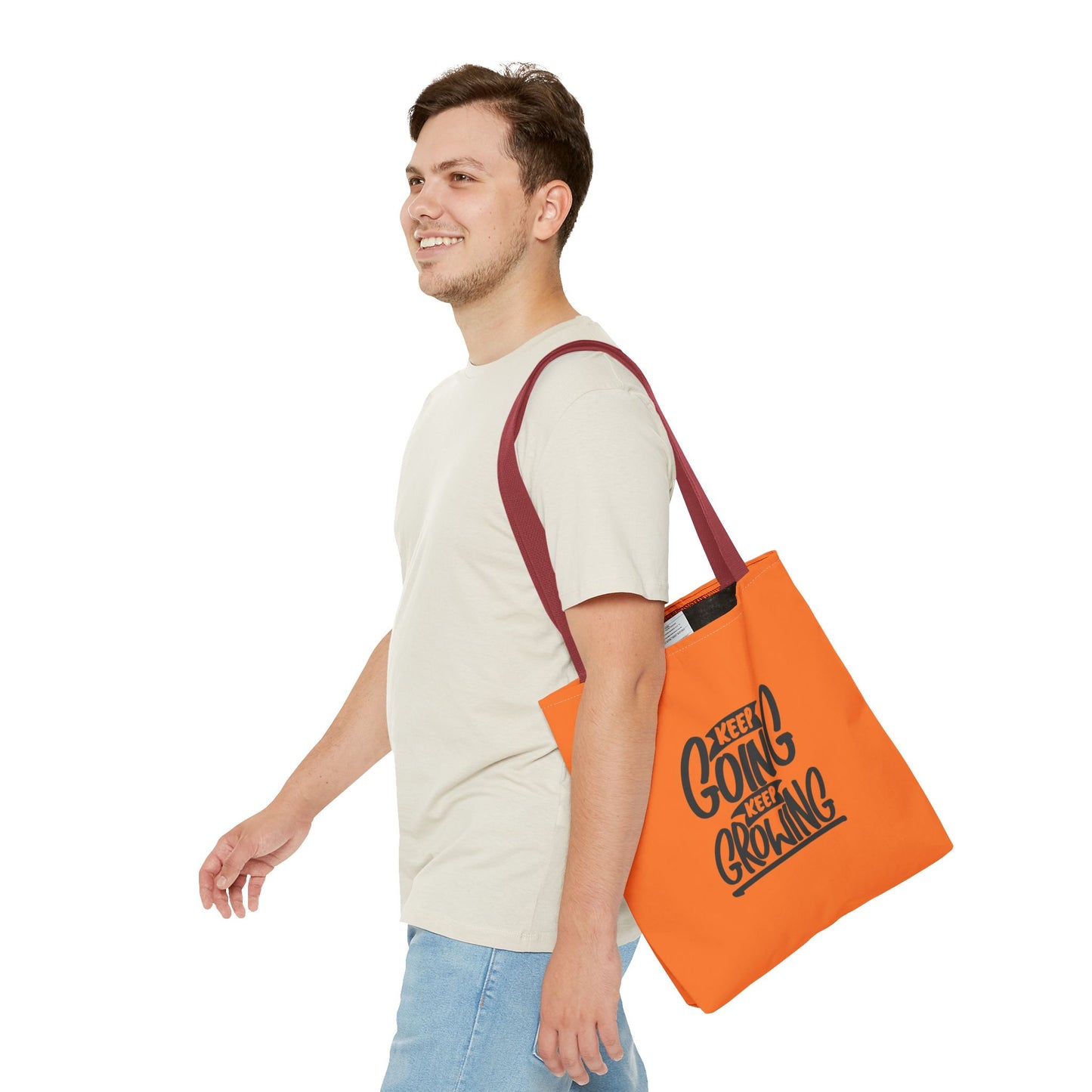 Keep Going Keep Growing Tote Bag (AOP)