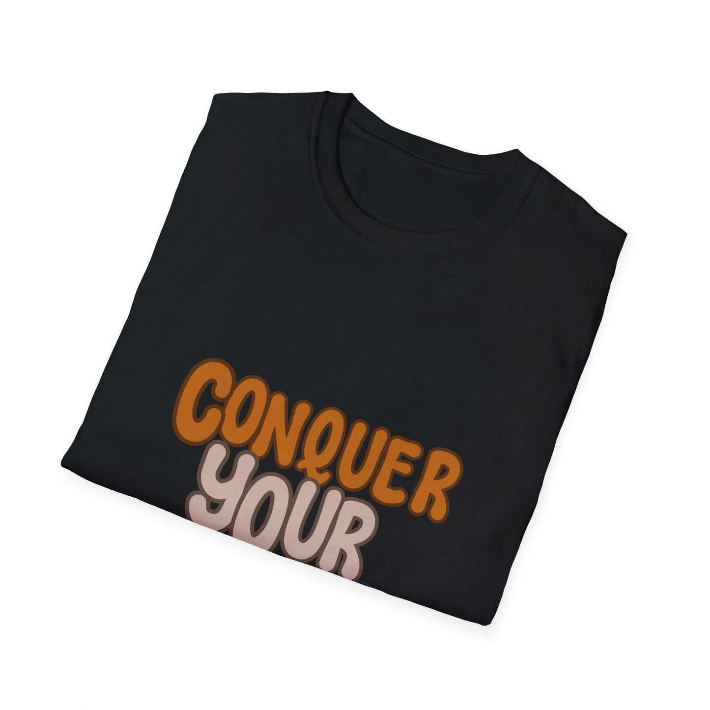 Conquer  Your goals  Unisex Softstyle T-Shirt