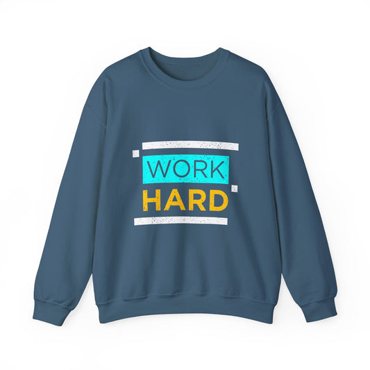 Work Hard Unisex Heavy Blend™ Crewneck Sweatshirt