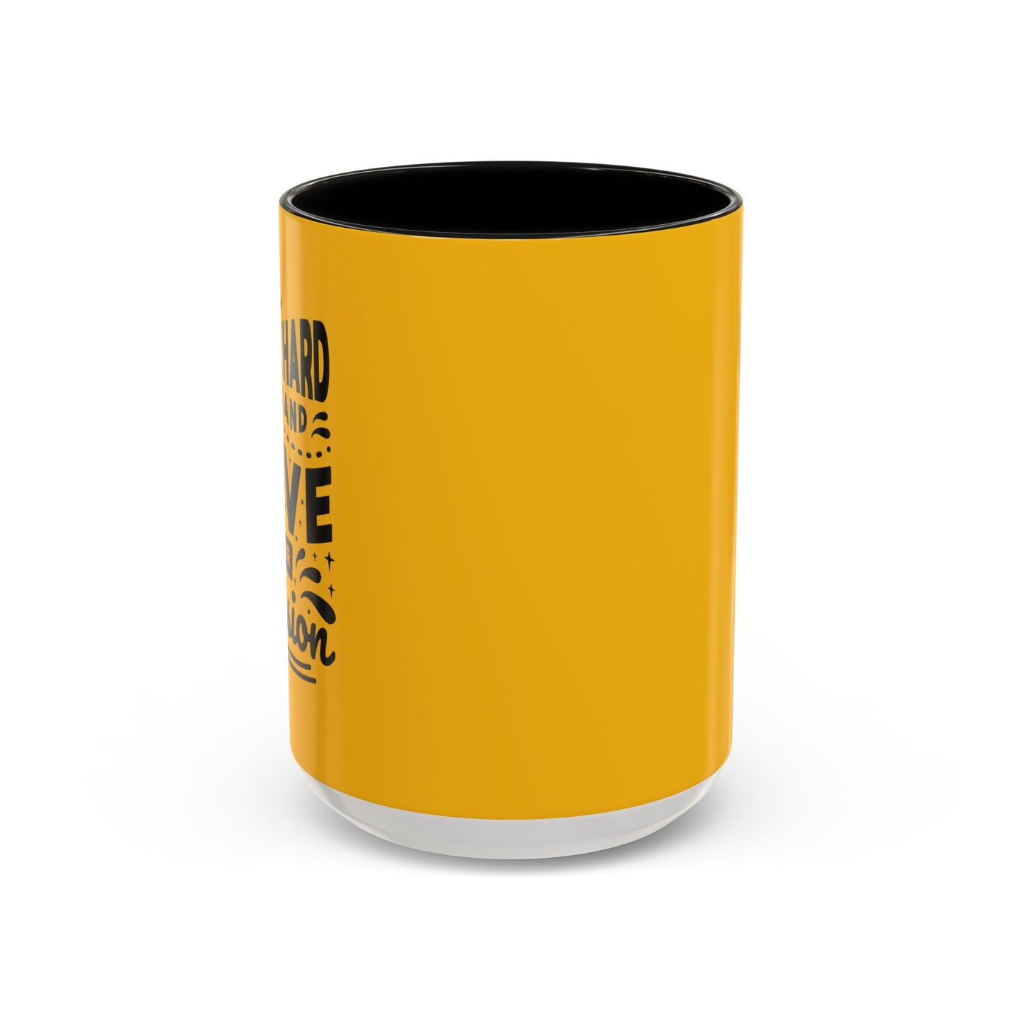 Work Hard And Love Your Passion Accent Coffee Mug (11, 15oz)