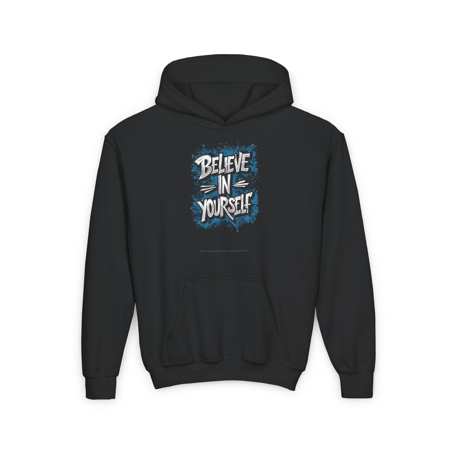 Believe In Yourself Youth Heavy Blend Hooded Sweatshirt