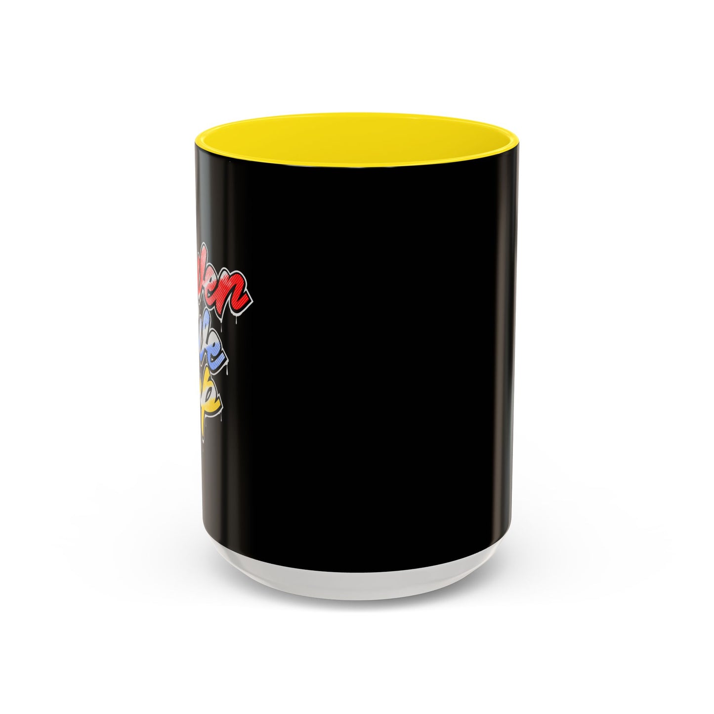 Never Give Up Accent Coffee Mug (11, 15oz)