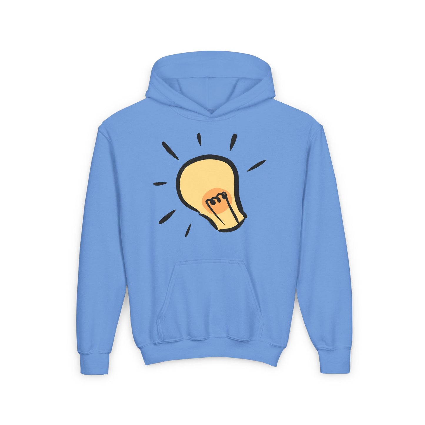 Inspire Idea Bulb Youth Heavy Blend Hooded Sweatshirt