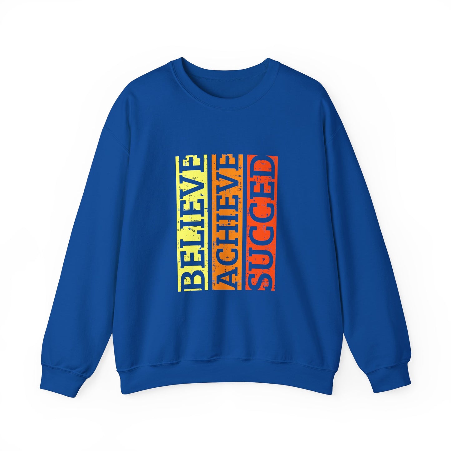 Belive Achieve Succed Unisex Heavy Blend™ Crewneck Sweatshirt