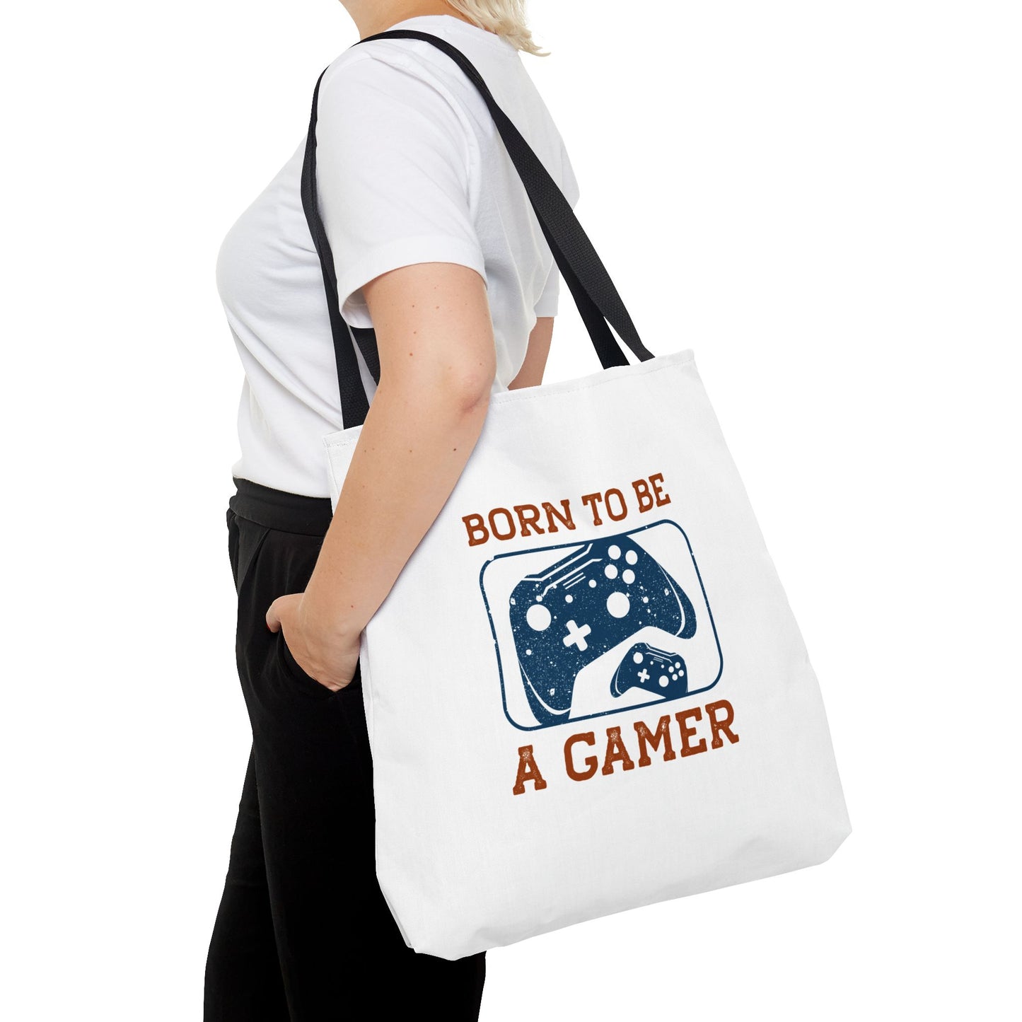 Born To Be A Gamer Tote Bag (AOP)