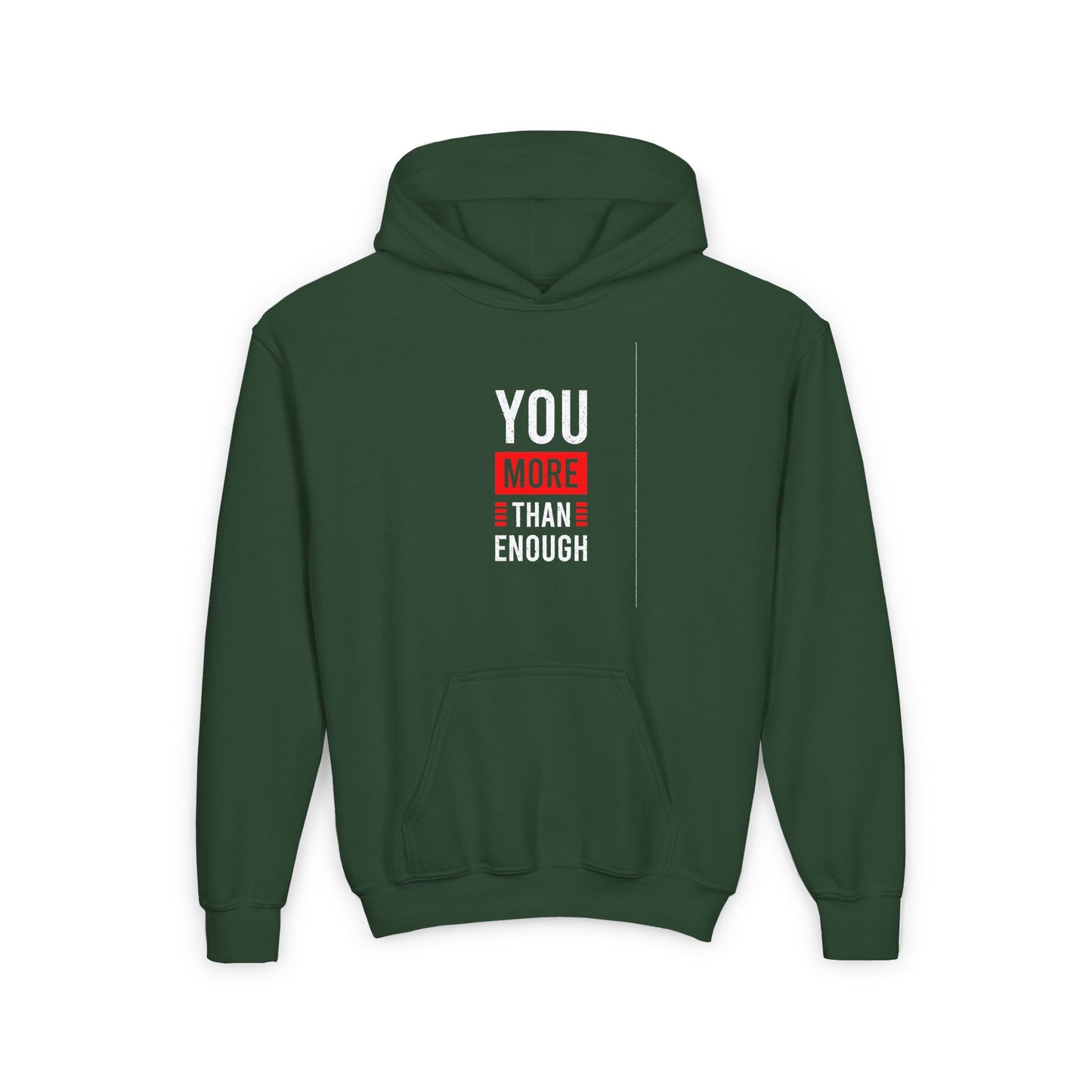 You More Than Enough Youth Heavy Blend Hooded Sweatshirt