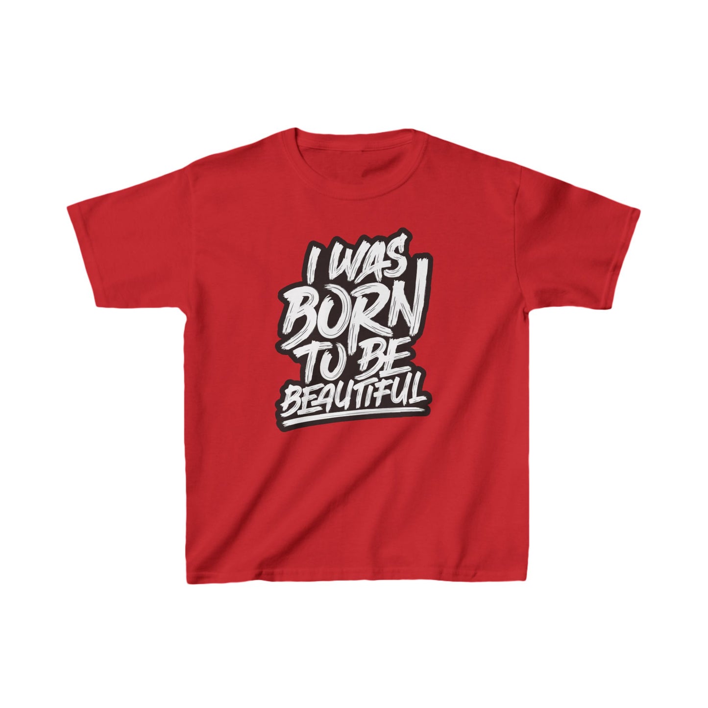 I Was Born To Be Beautiful Kids Heavy Cotton™ Tee