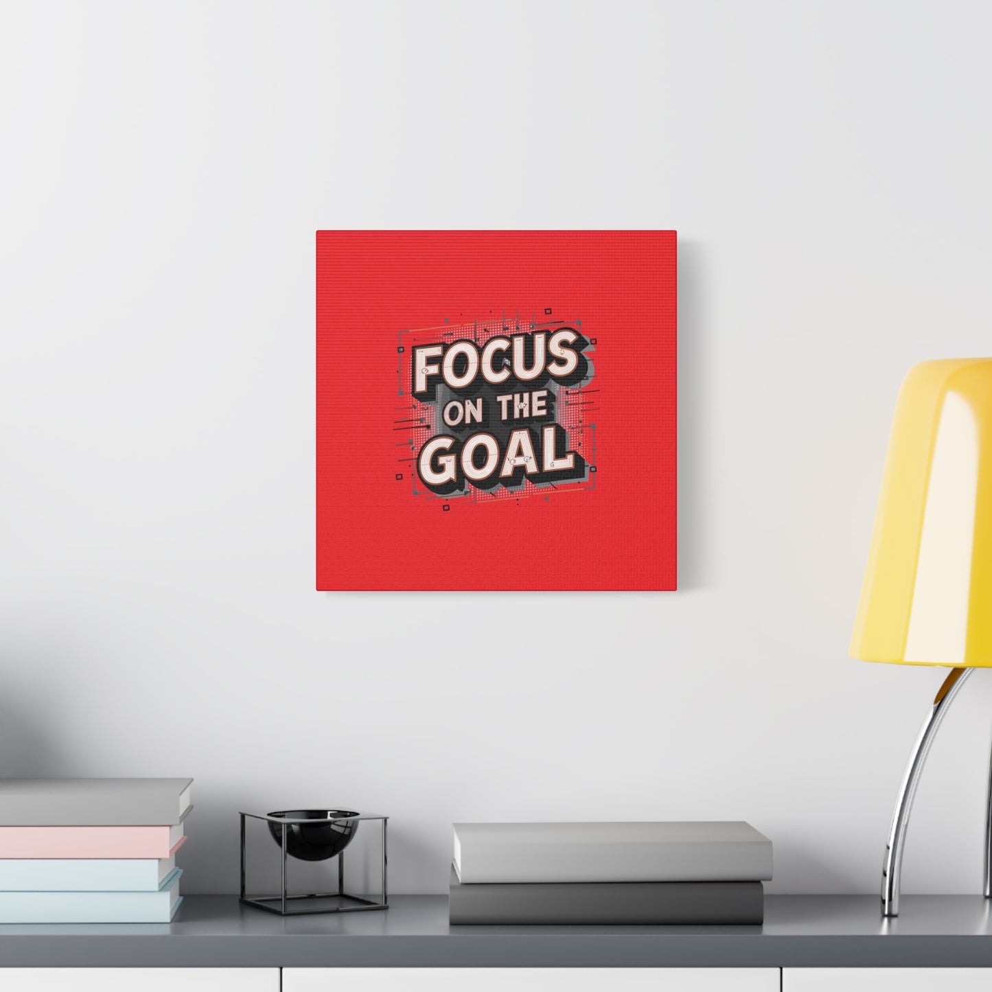 Focus On The Goal Matte Canvas, Stretched, 1.25"