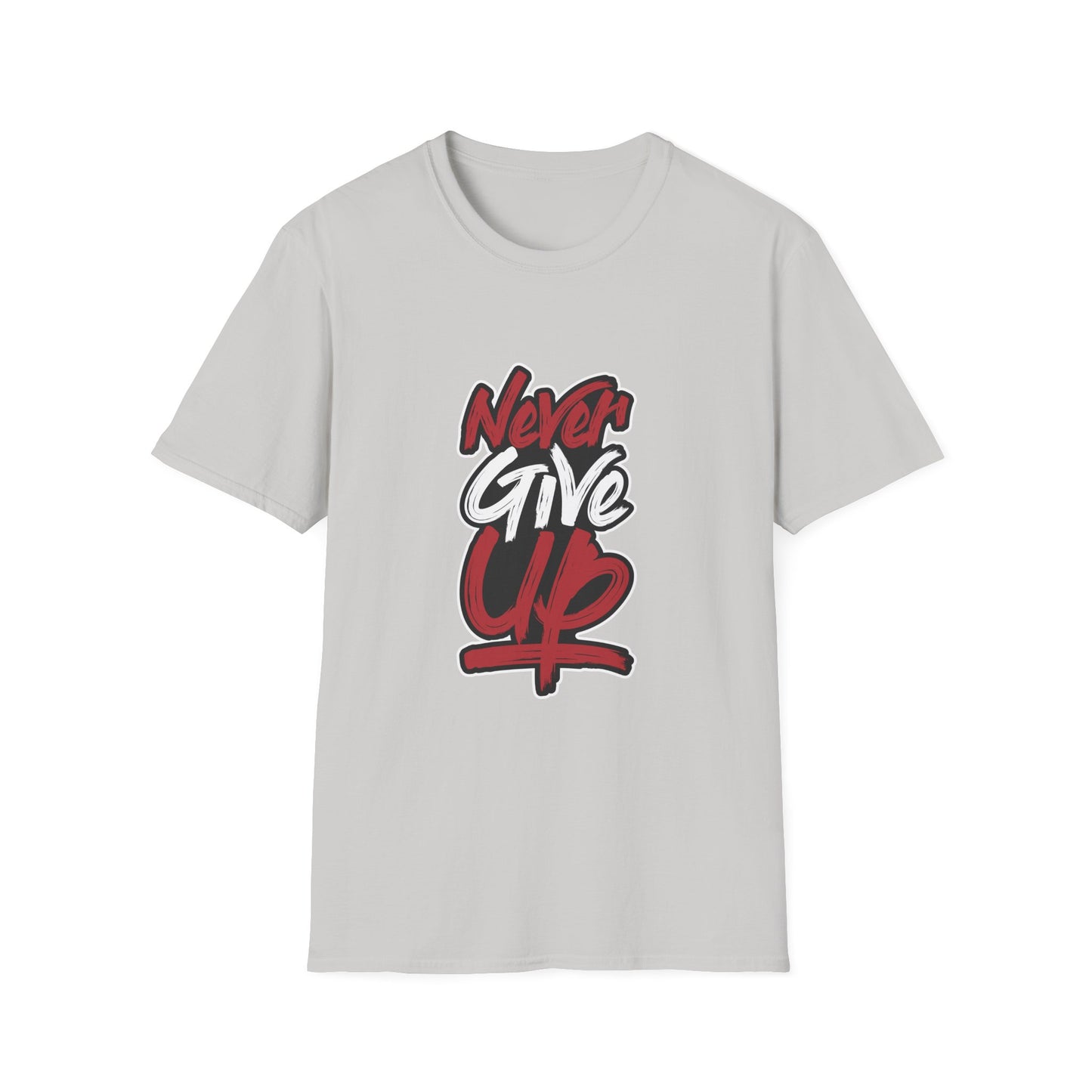 Never Give Up Unisex Softstyle T-Shirt