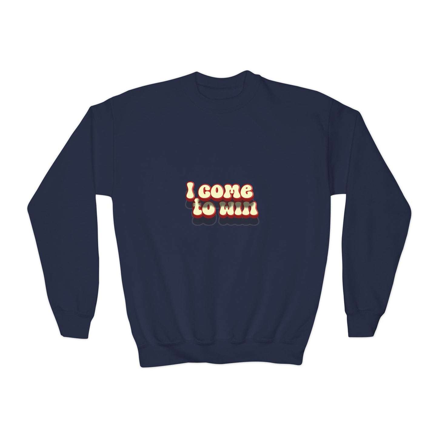 I Come To Win Youth Crewneck Sweatshirt