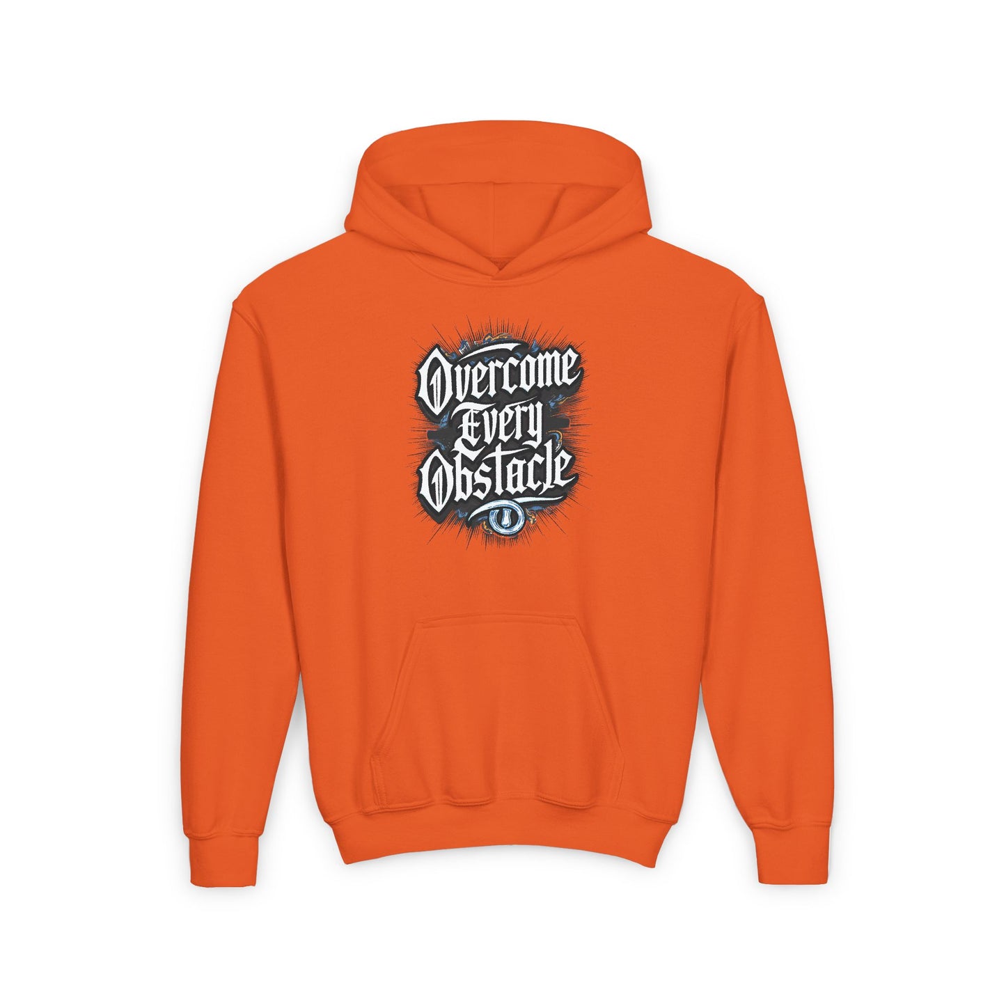 Overcome Every Obstacle Youth Heavy Blend Hooded Sweatshirt