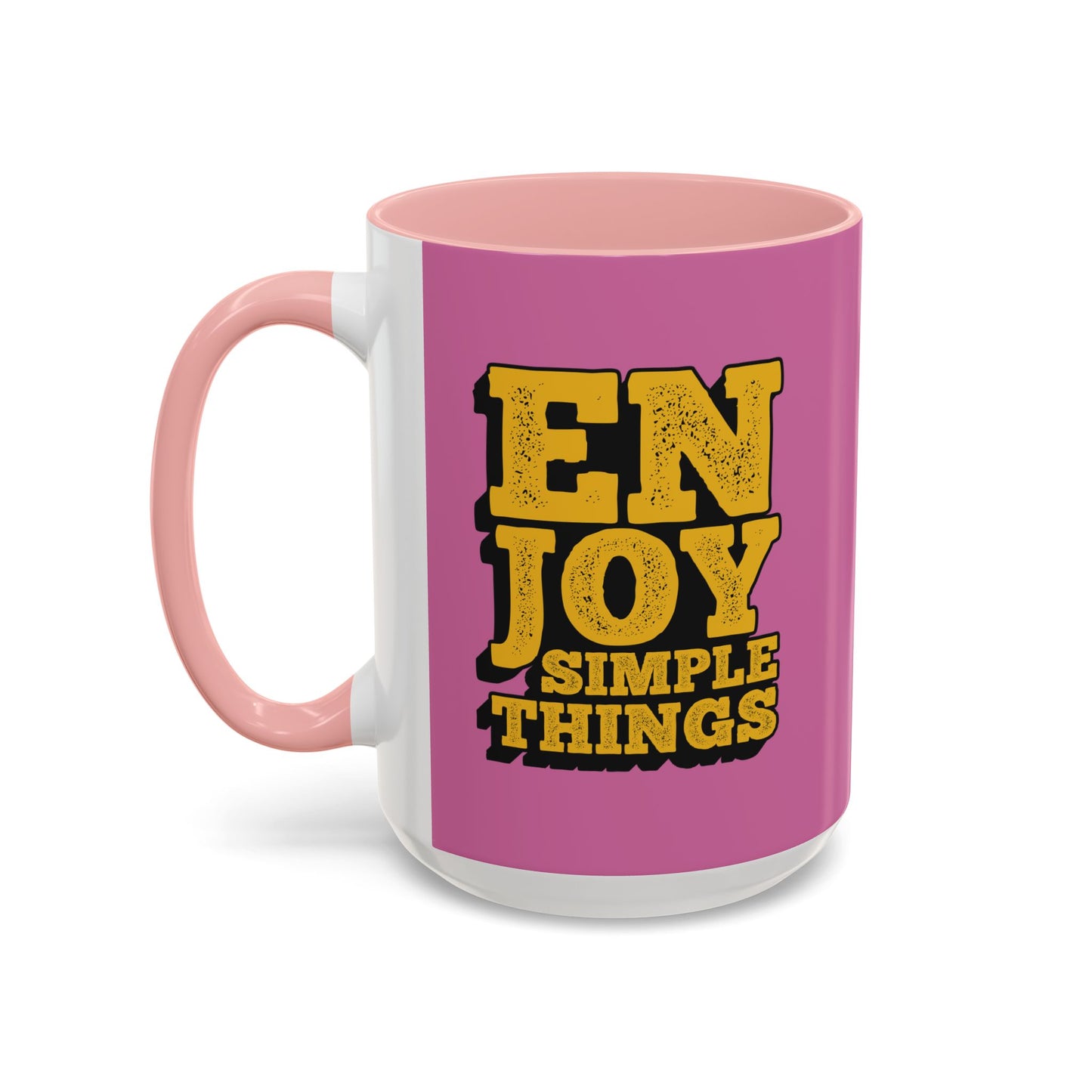 Enjoy Simple Things Accent Coffee Mug (11, 15oz)