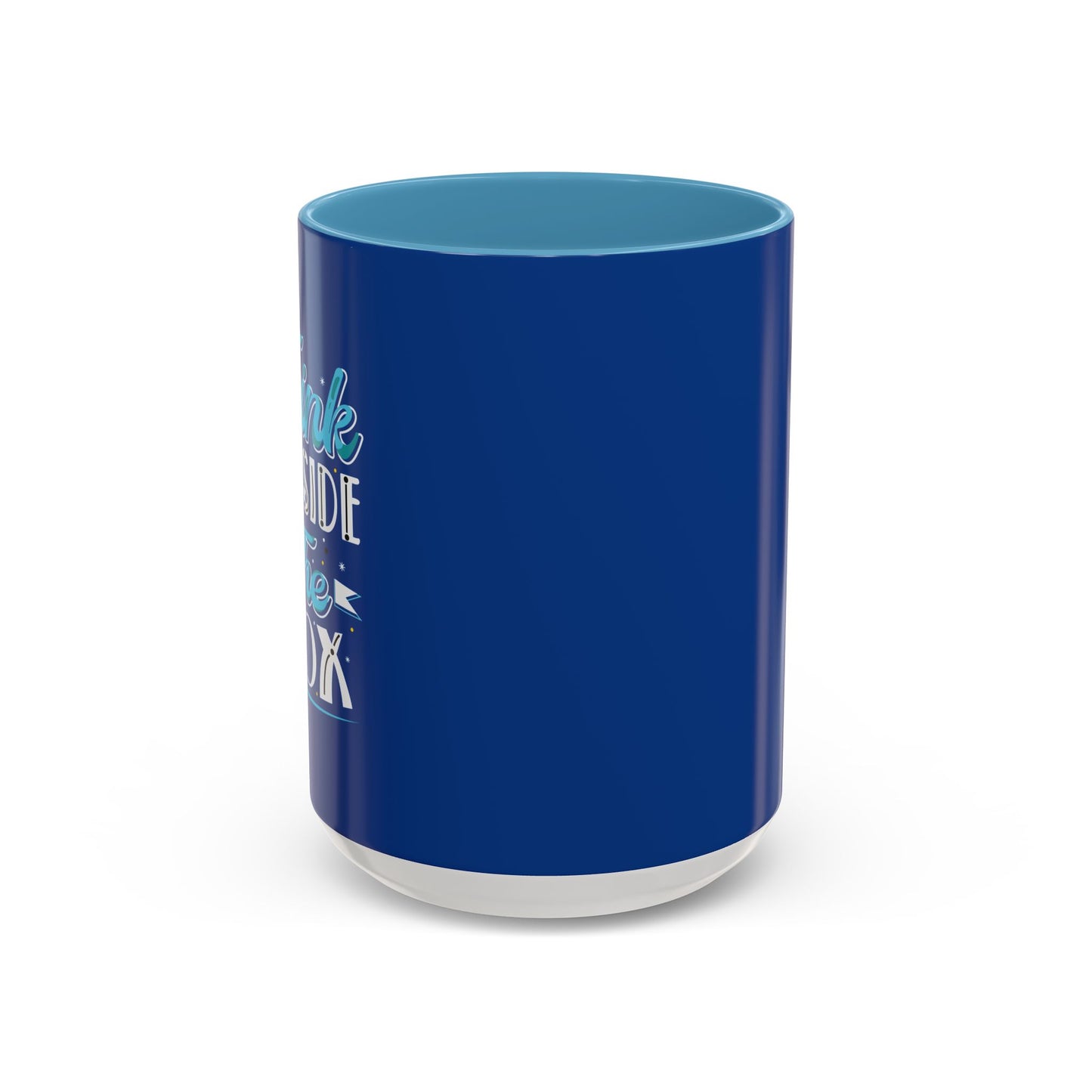 Think Outside The Box Accent Coffee Mug (11, 15oz)