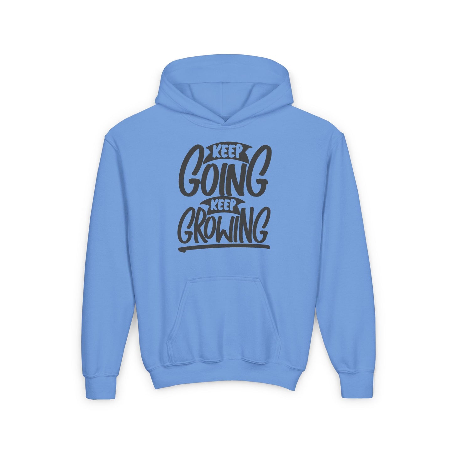 Keep Going Keep Growing Youth Heavy Blend Hooded Sweatshirt