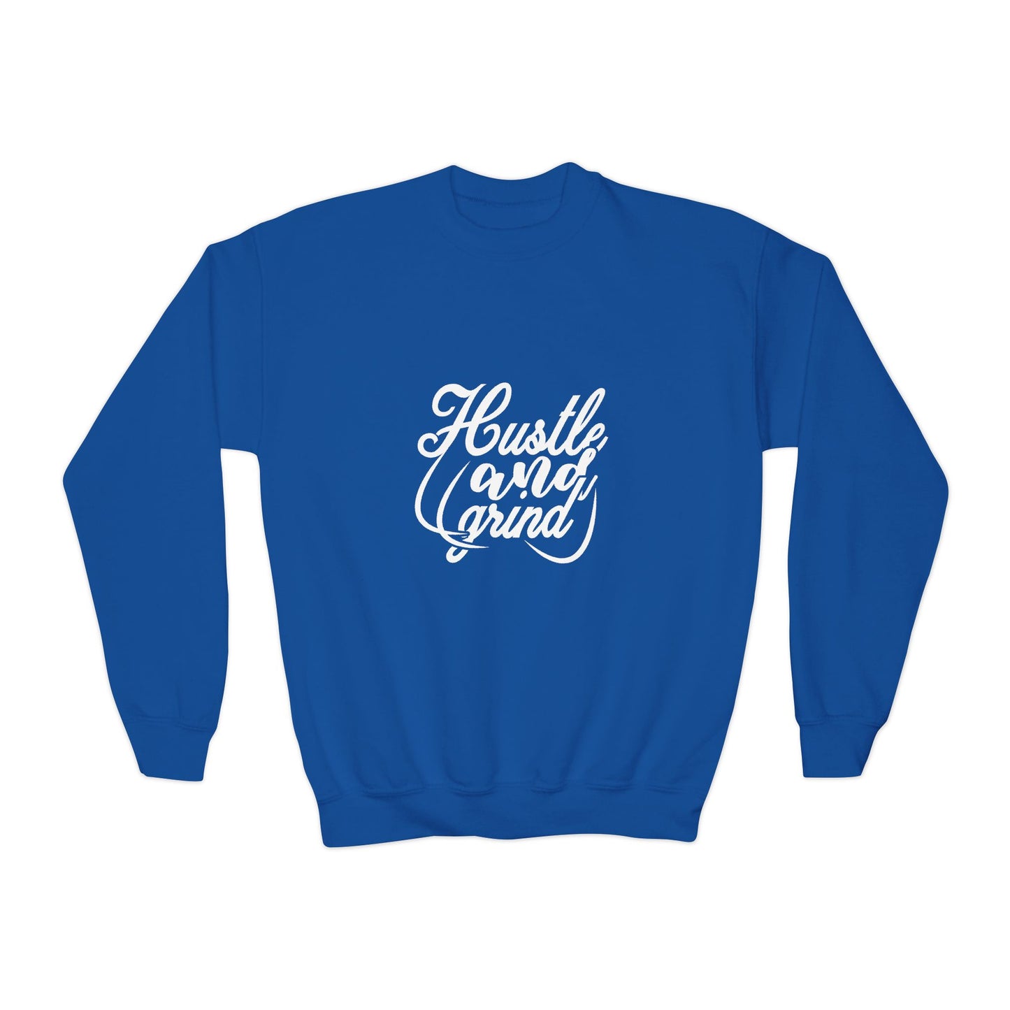 Hustle And Grind Youth Crewneck Sweatshirt