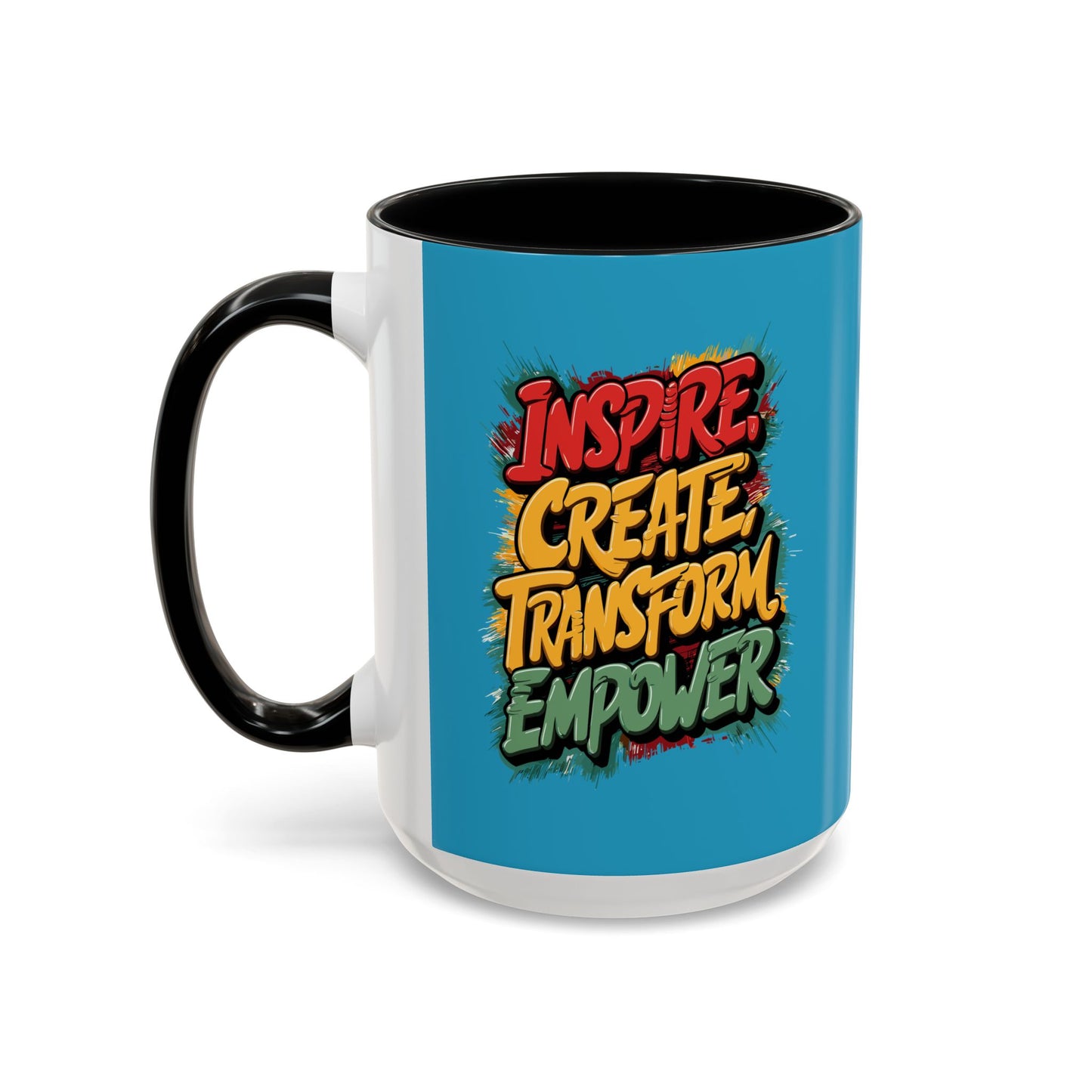 Inspire Create Transform Empower Accent Coffee Mug (11, 15oz)