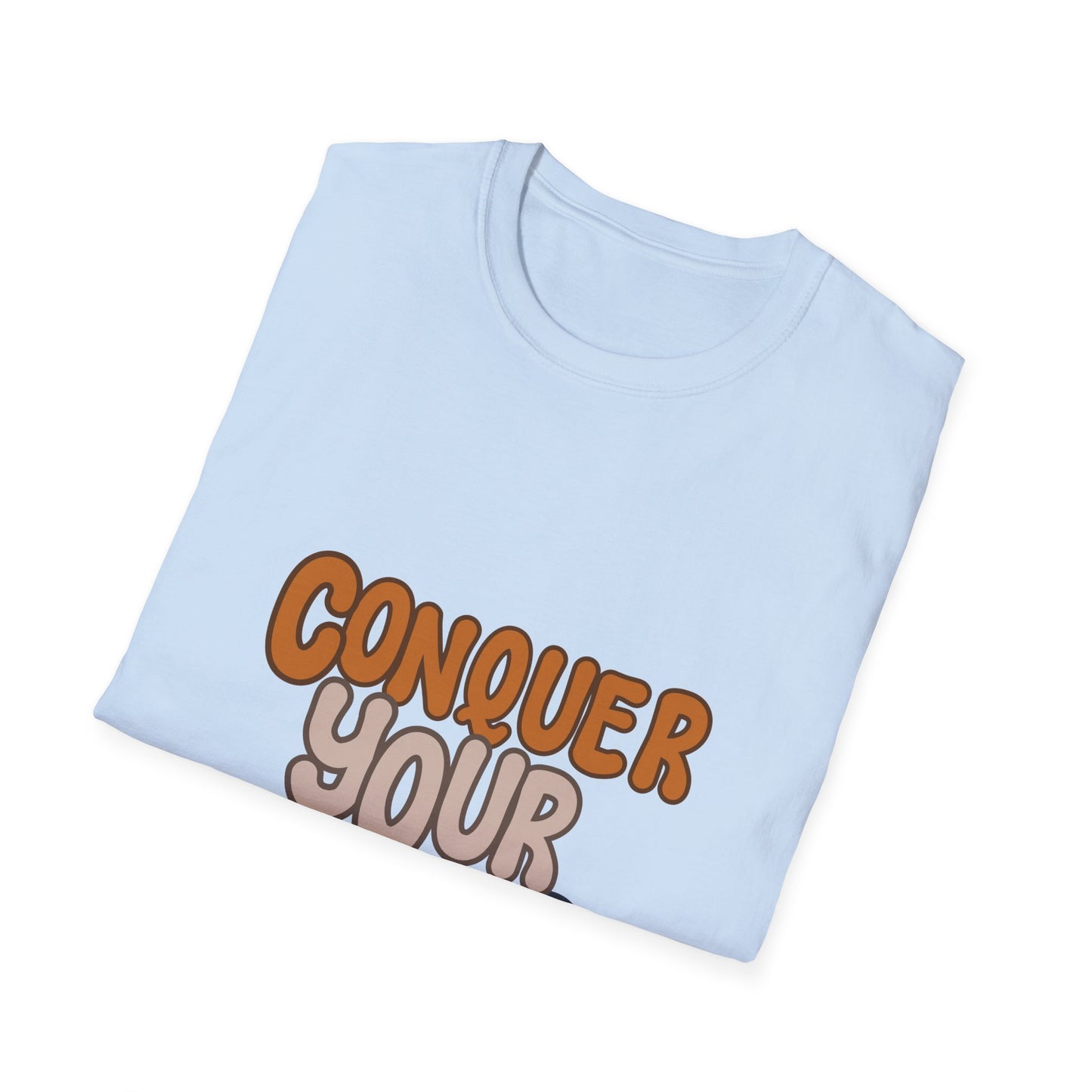 Conquer  Your goals  Unisex Softstyle T-Shirt