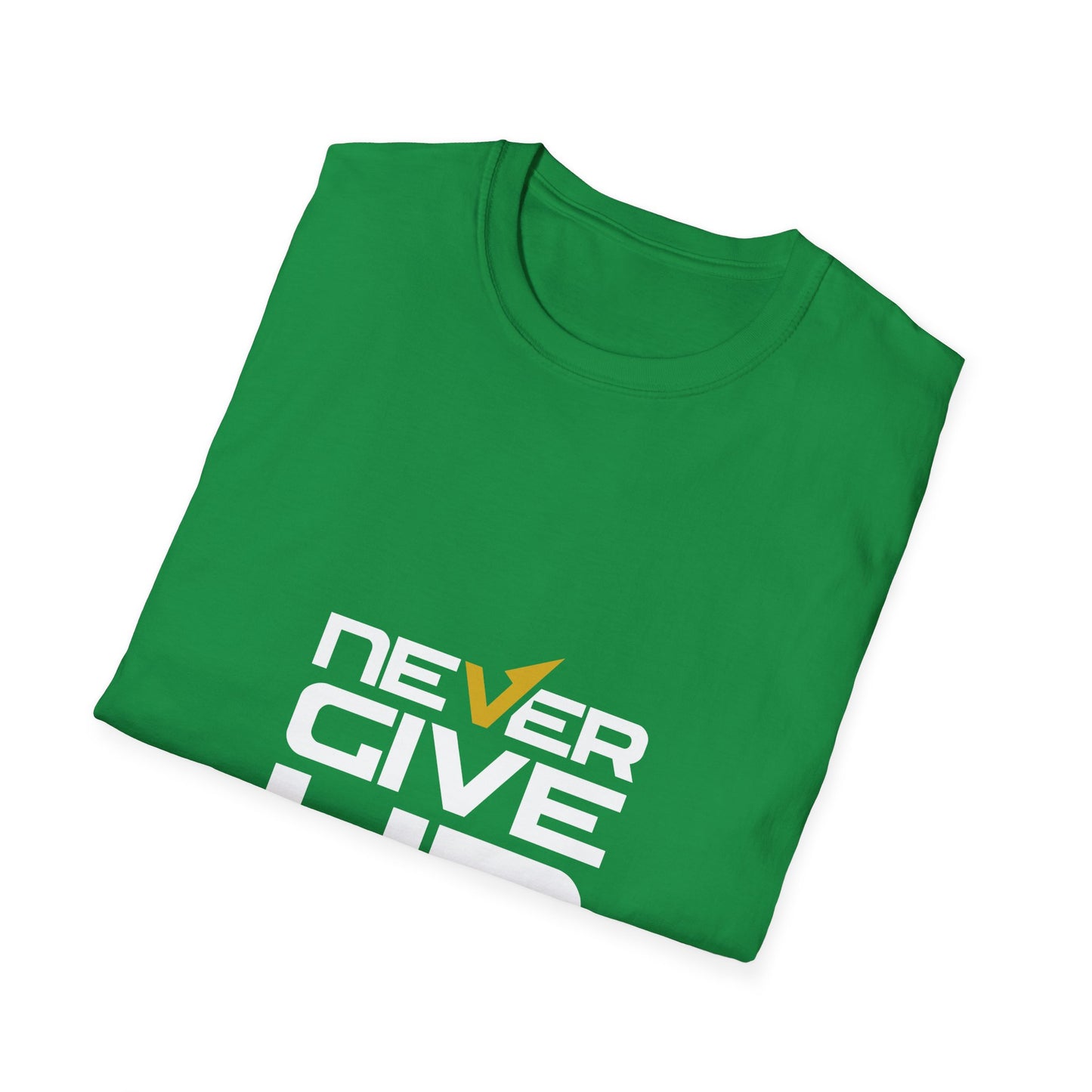 Never Give Up Unisex Softstyle T-Shirt