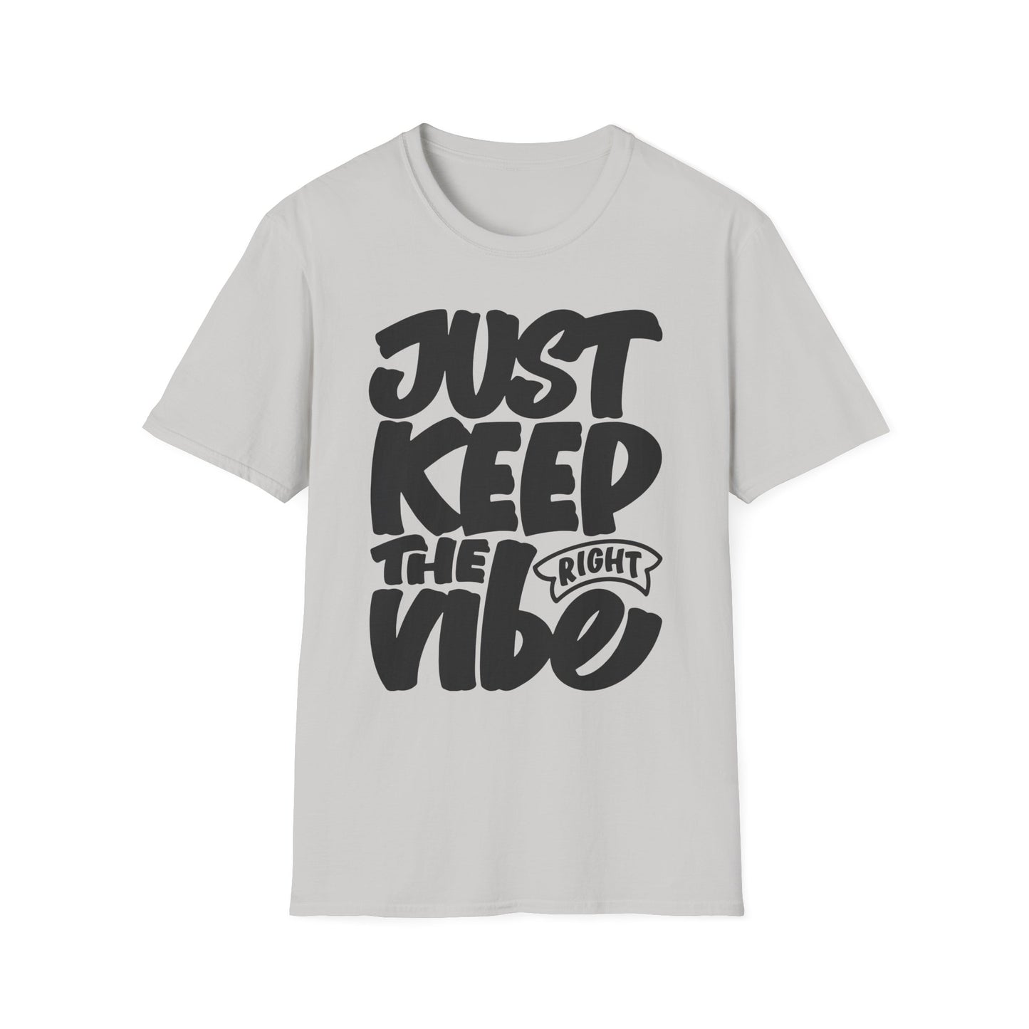 Just Keep The Right Vibe Unisex Softstyle T-Shirt