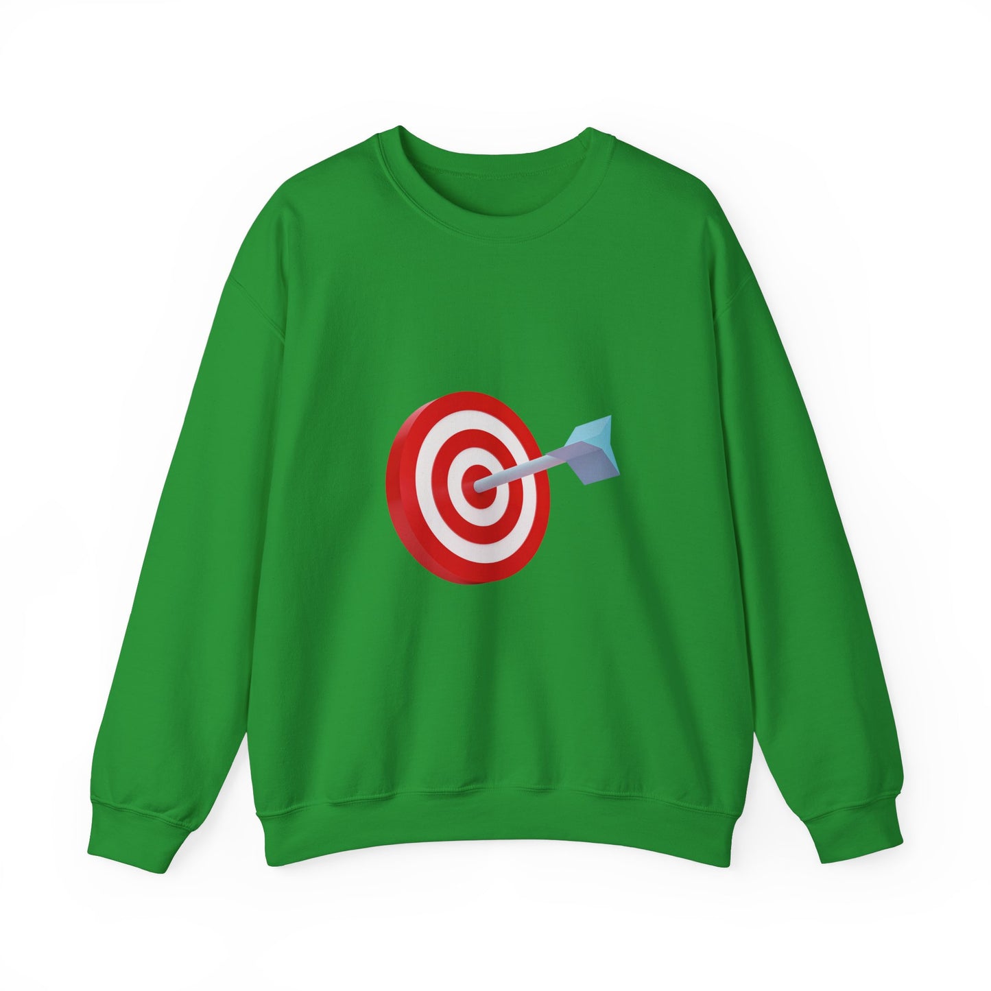 3d Render Arroe Hit The Center Of Target Or Goal Of Success Unisex Heavy Blend™ Crewneck Sweatshirt