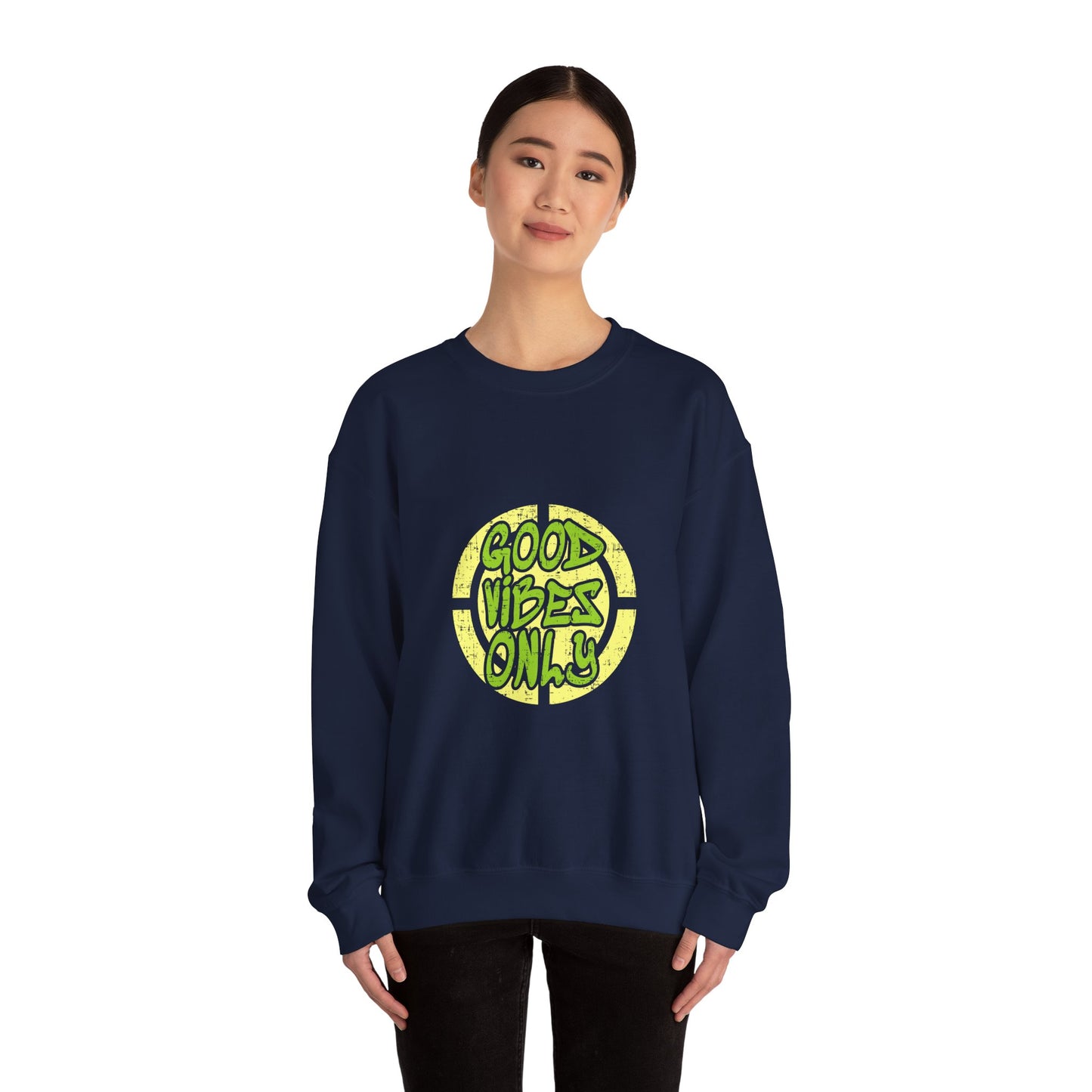 Good Vibes Only Unisex Heavy Blend™ Crewneck Sweatshirt