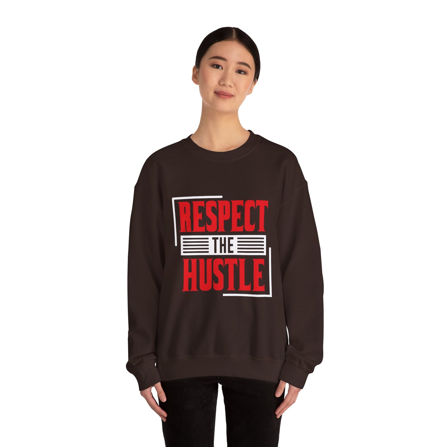 Respect The Hustle Unisex Heavy Blend™ Crewneck Sweatshirt