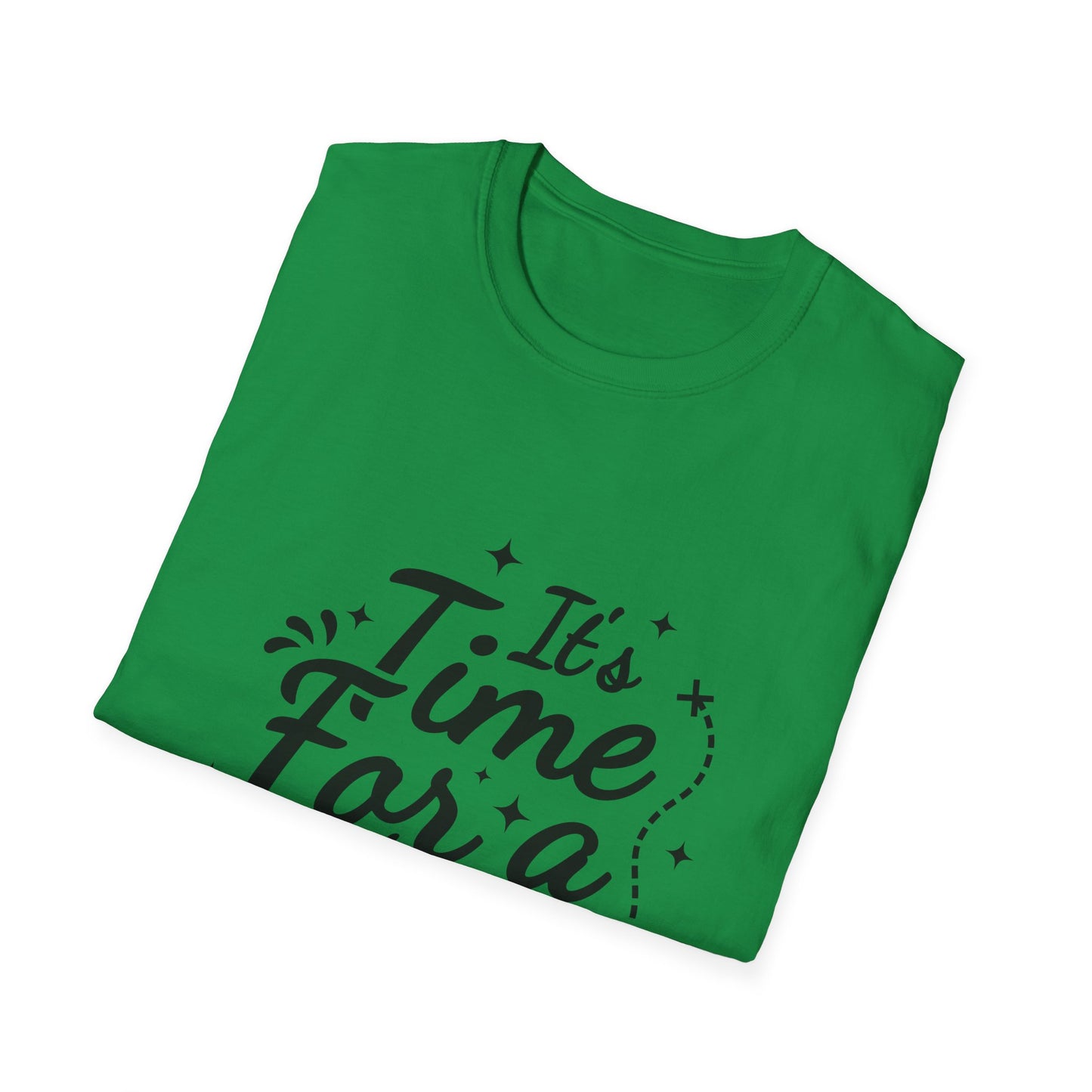 It's Time for a New Adventure Unisex Softstyle T-Shirt