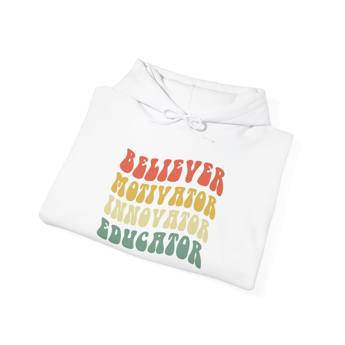 Believer Motivator Innovator Educator Unisex Heavy Blend™ Hooded Sweatshirt