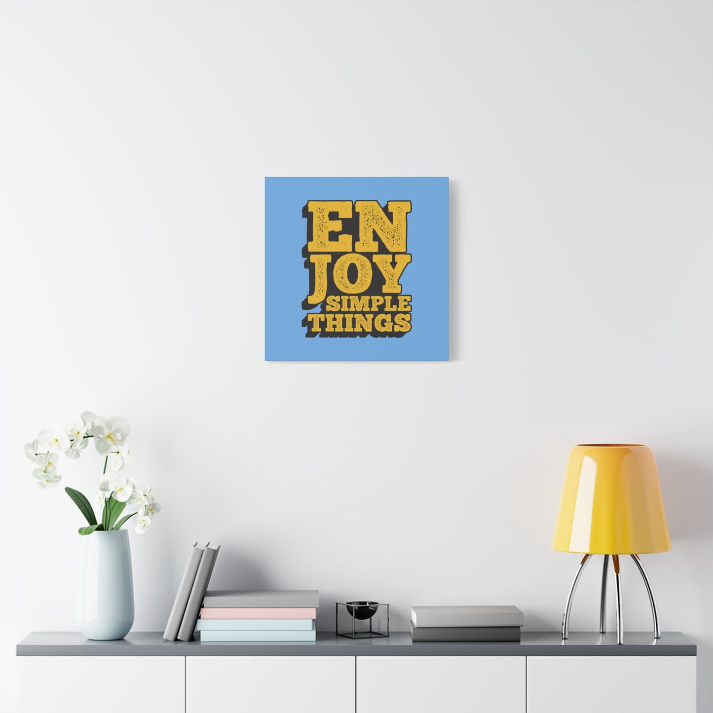 Enjoy Simple Things Matte Canvas, Stretched, 1.25"