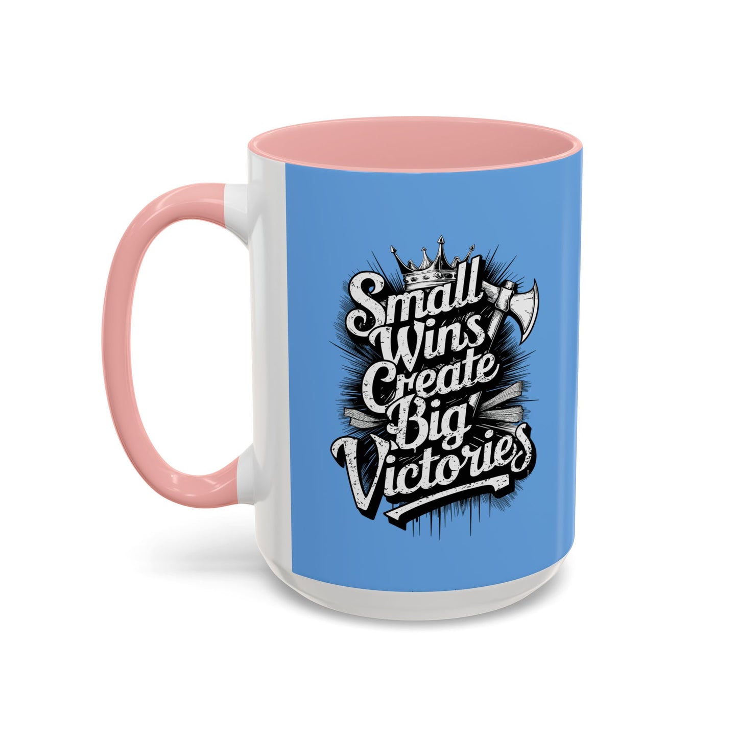 Small Wings Create Big Victories Accent Coffee Mug (11, 15oz)