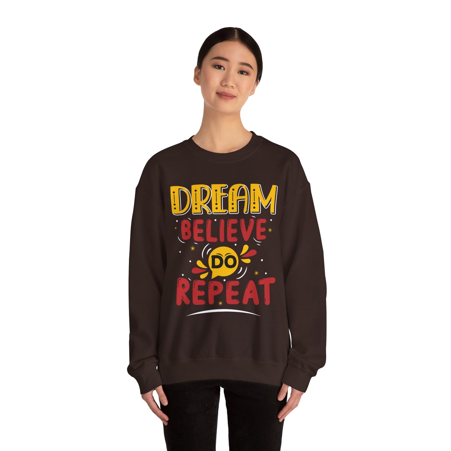 Dream Believe Repeat Unisex Heavy Blend™ Crewneck Sweatshirt