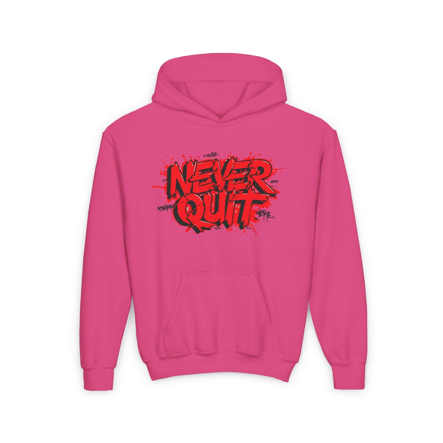 Never Quit Youth Heavy Blend Hooded Sweatshirt