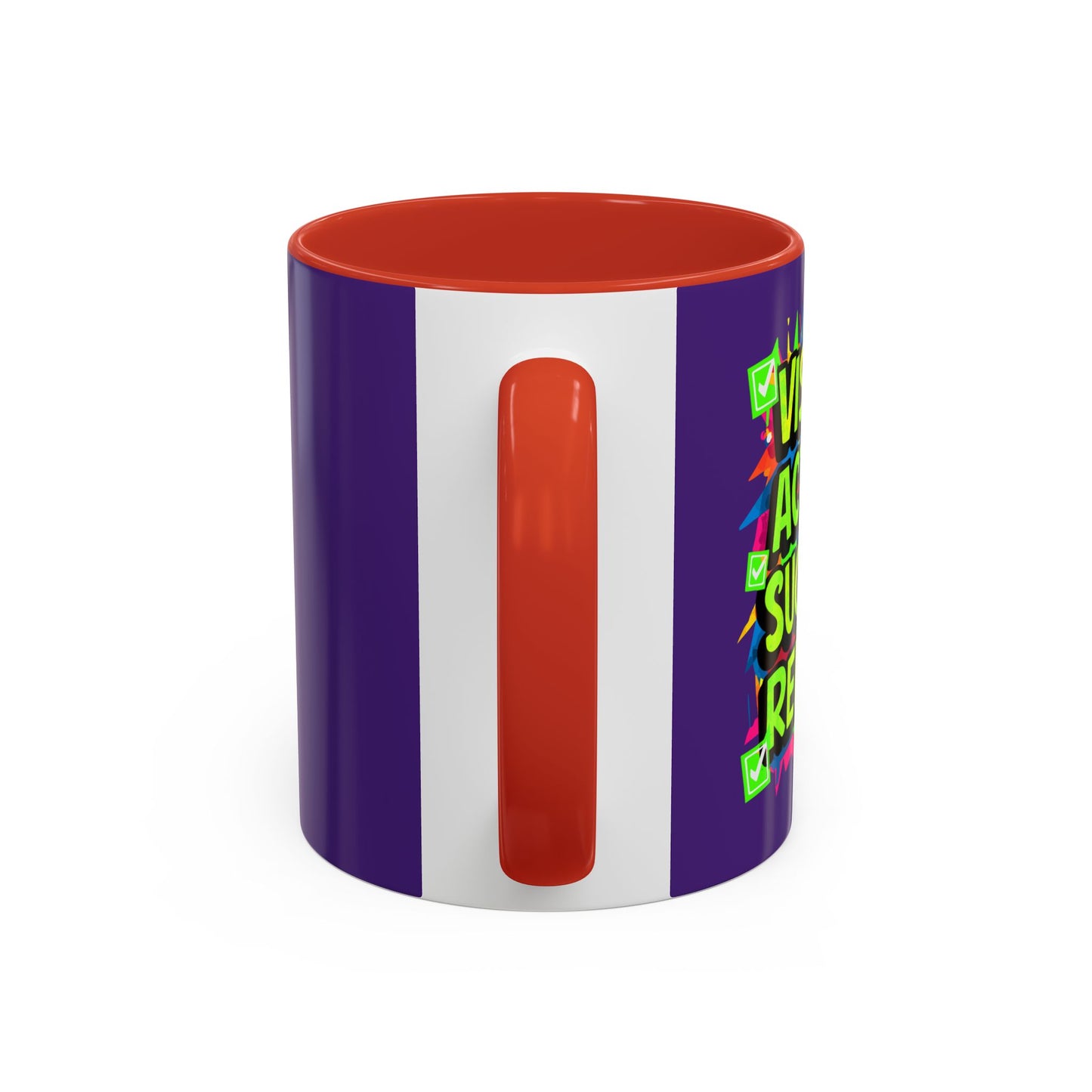 Vision Action Success Repeat Accent Coffee Mug (11, 15oz)