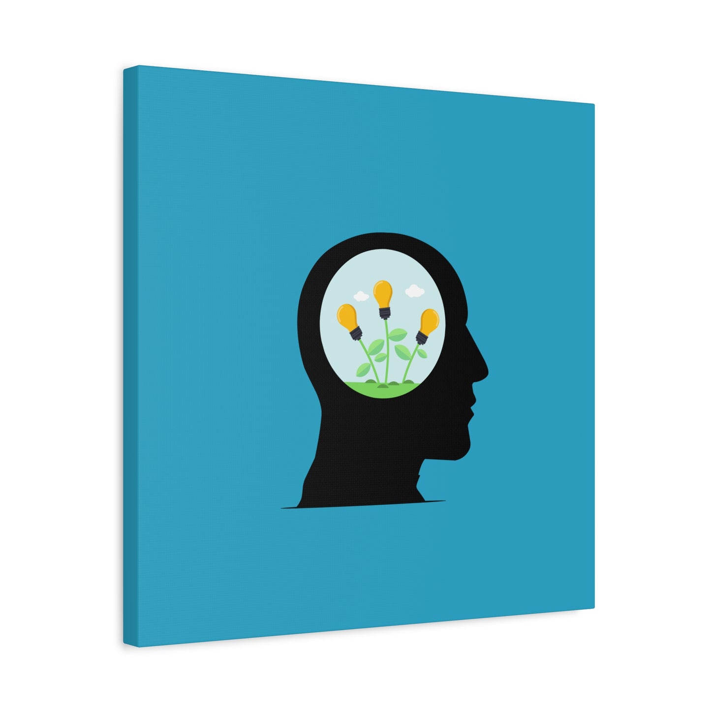 Mindset And Positive Thoughts Matte Canvas, Stretched, 1.25"