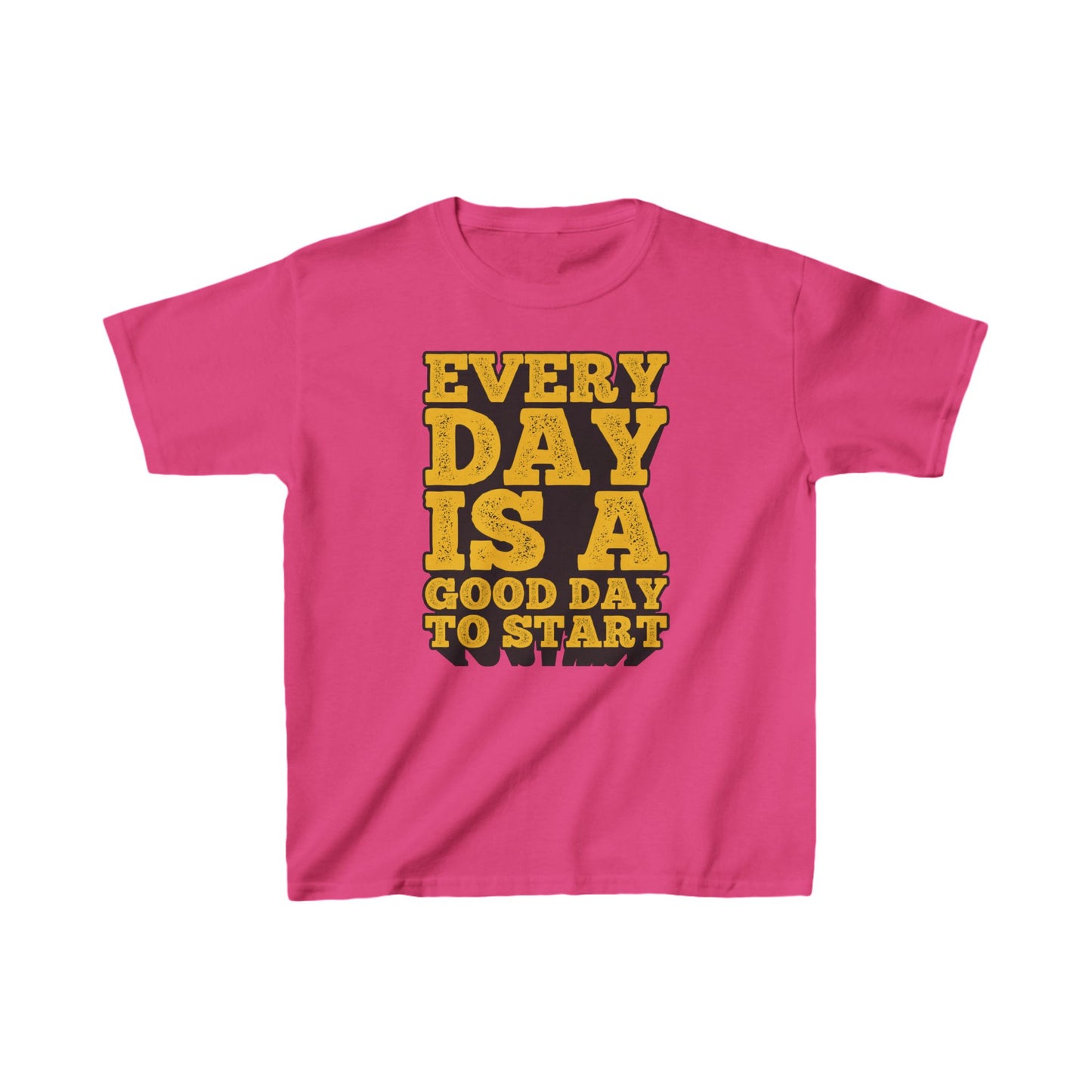 Every Day Is A Good Day To Start Kids Heavy Cotton™ Tee