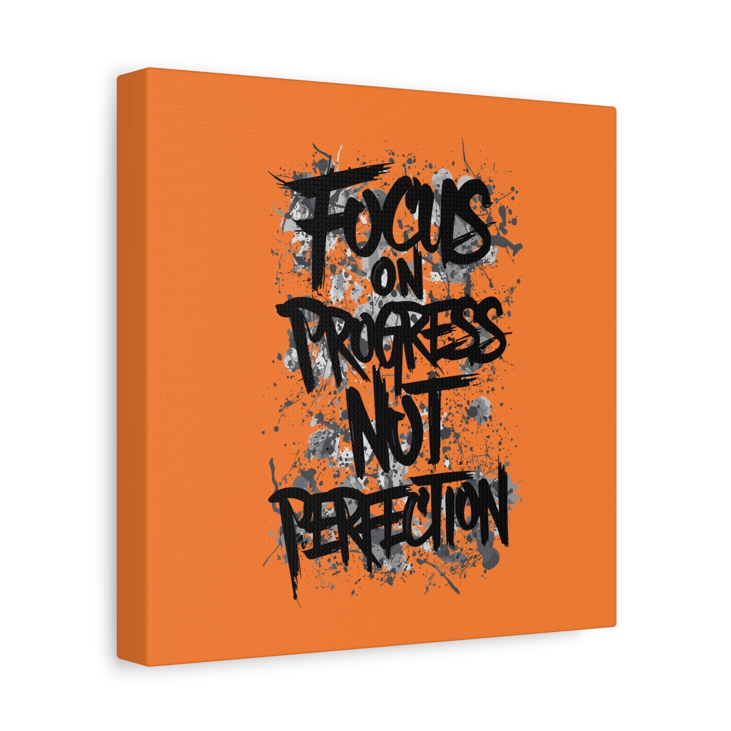Focus On Progress Not Perfection Matte Canvas, Stretched, 1.25"