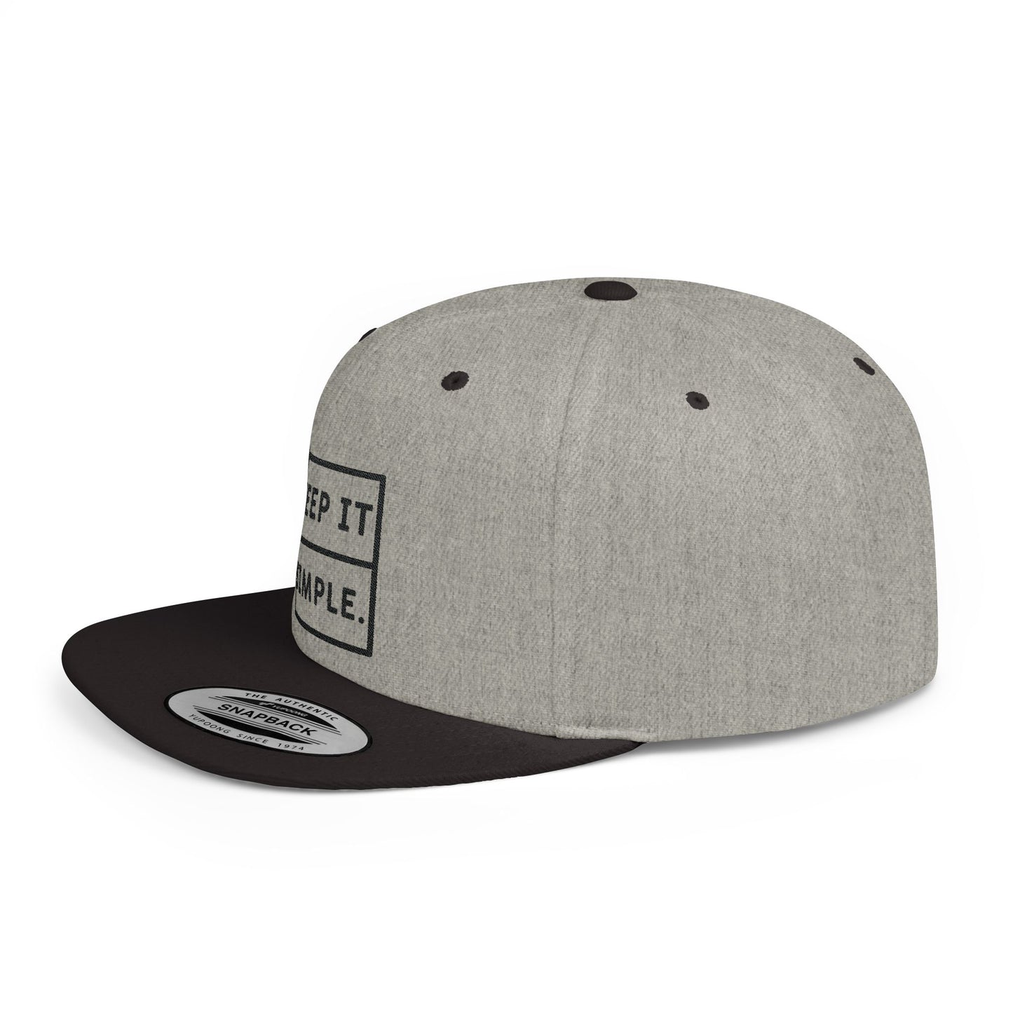Keep It Simple Flat Bill Snapback