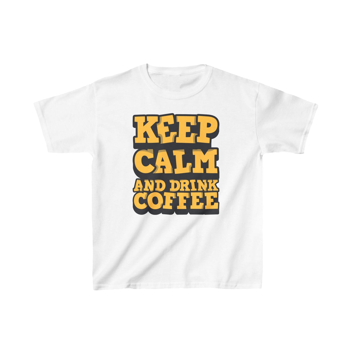 Keep Calm And Drink Coffee Kids Heavy Cotton™ Tee