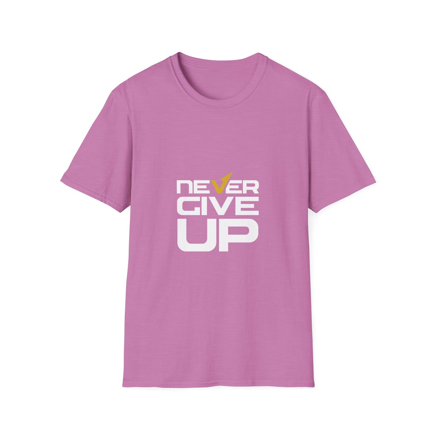 Never Give Up Unisex Softstyle T-Shirt