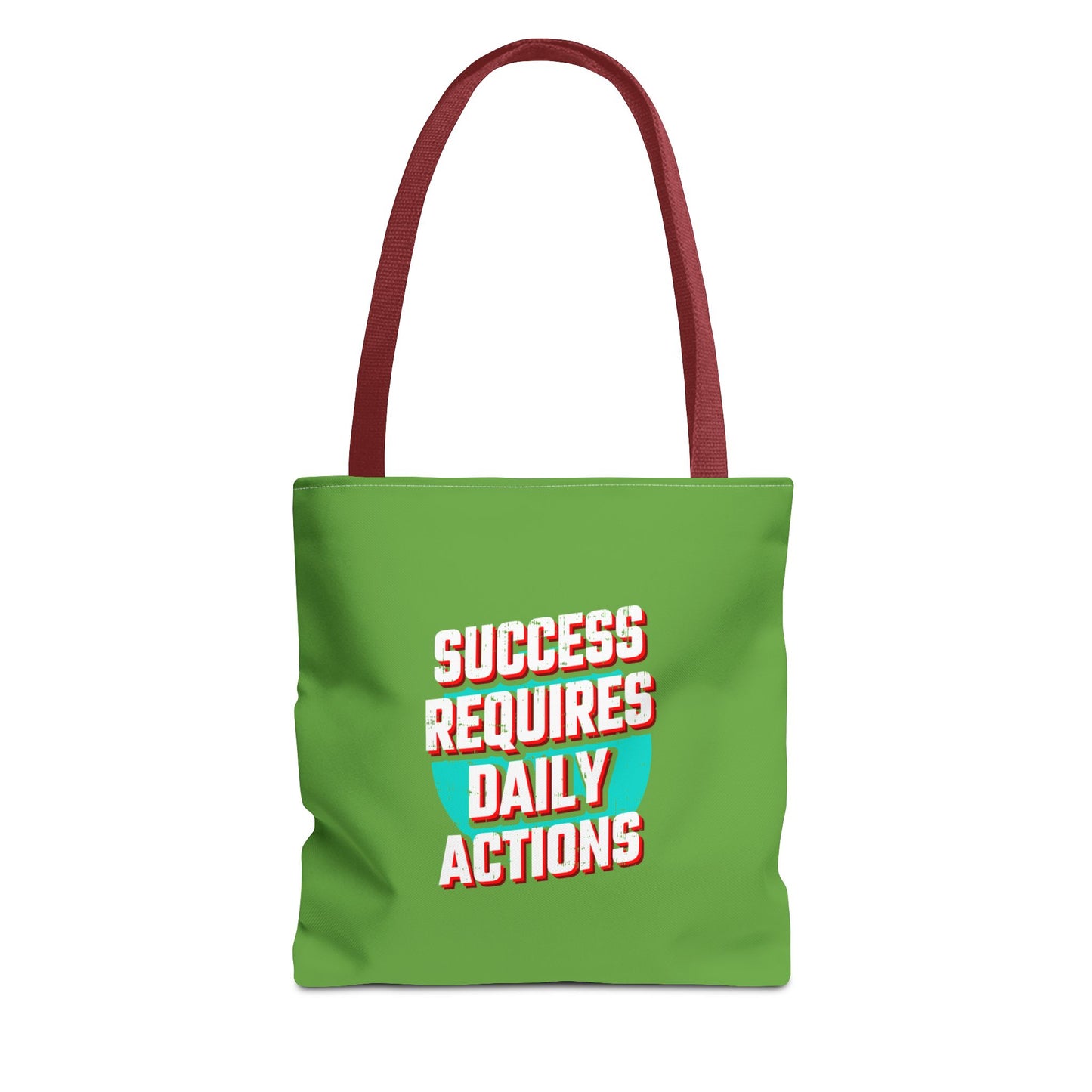 Success Requires Daily Actions Tote Bag (AOP)