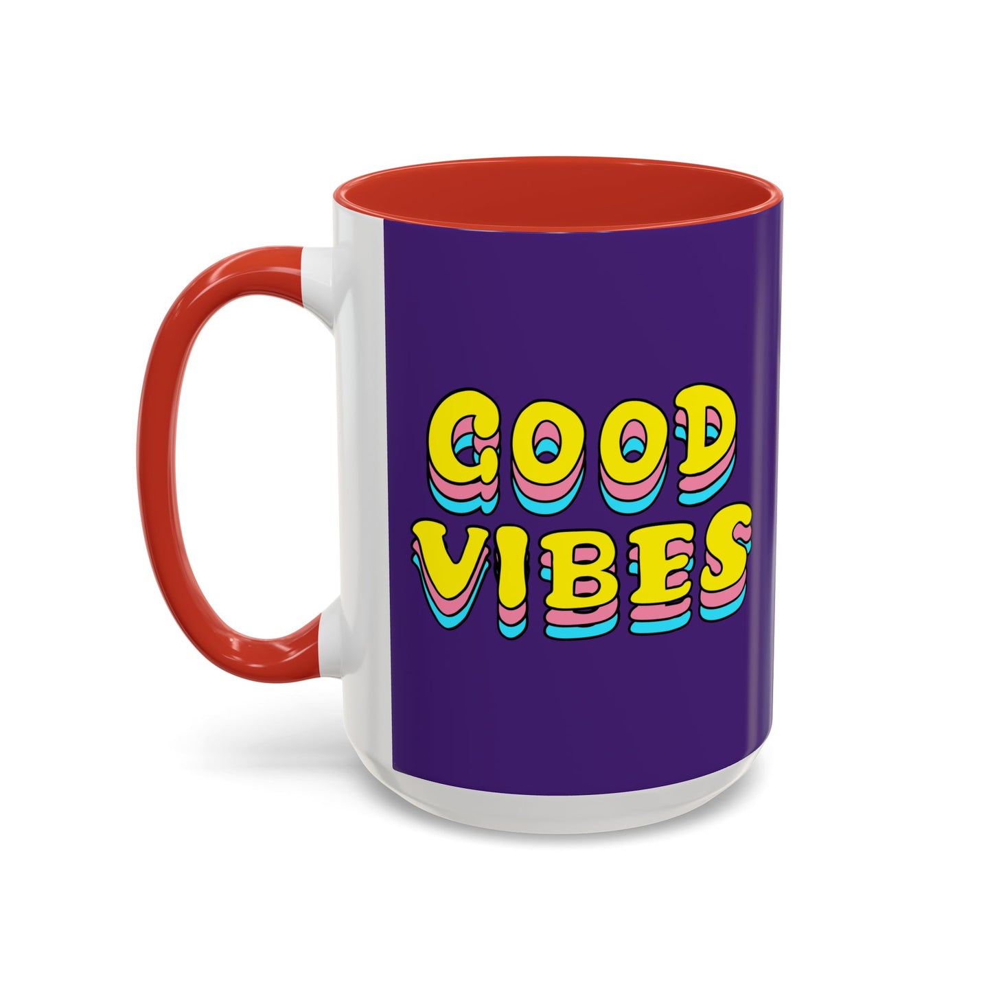 Good Vibes Accent Coffee Mug (11, 15oz)