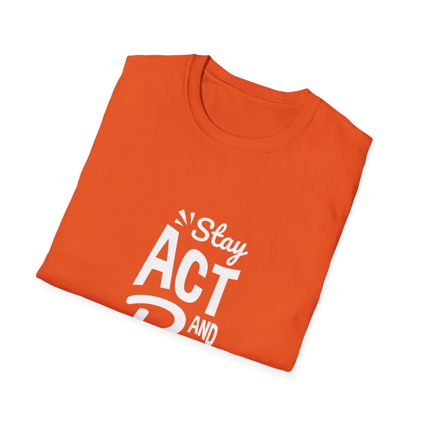 Stay Act And Be Cool Unisex Softstyle T-Shirt