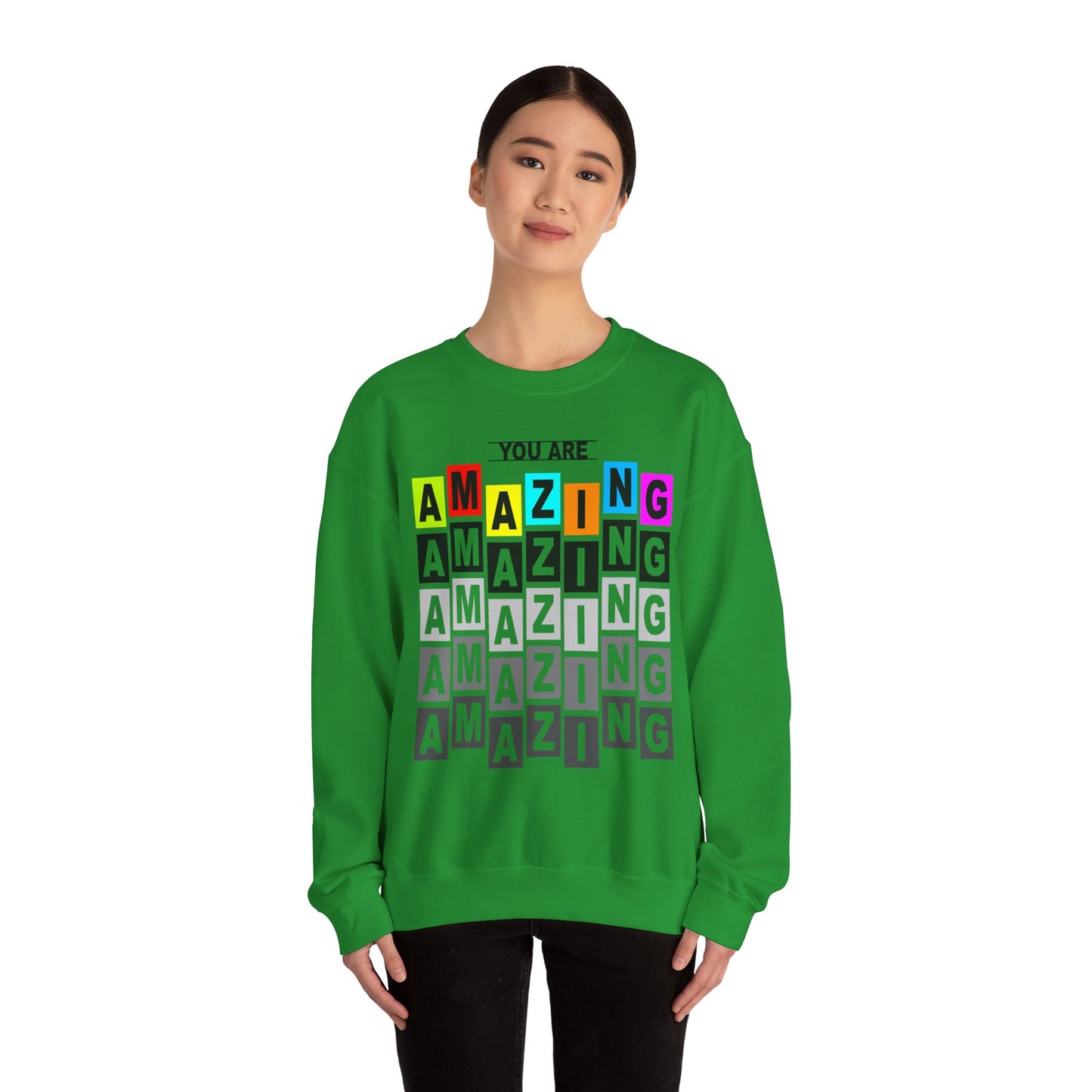 You Are Amazing Unisex Heavy Blend™ Crewneck Sweatshirt