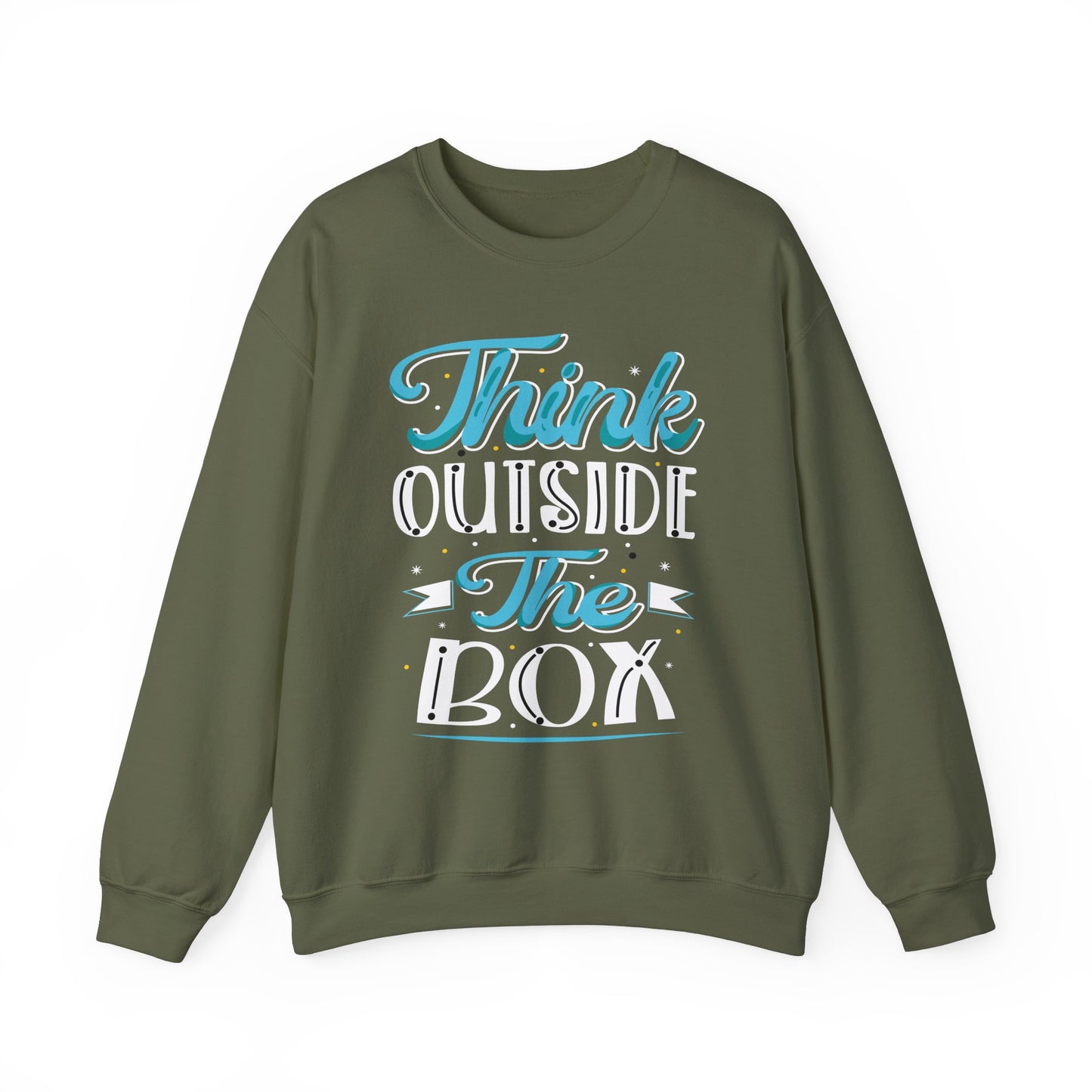Think Outside The Box Unisex Heavy Blend™ Crewneck Sweatshirt