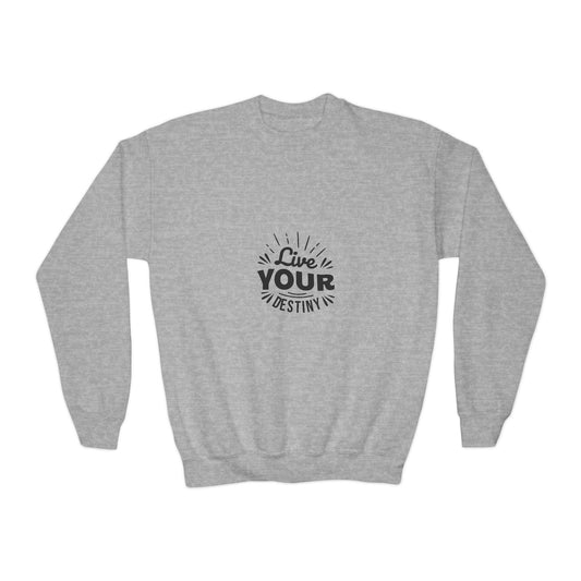 Live Your Destiny Youth Crewneck Sweatshirt