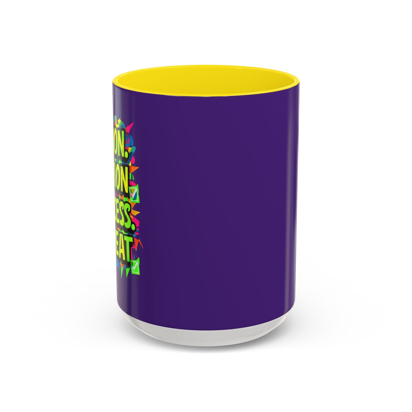 Vision Action Success Repeat Accent Coffee Mug (11, 15oz)